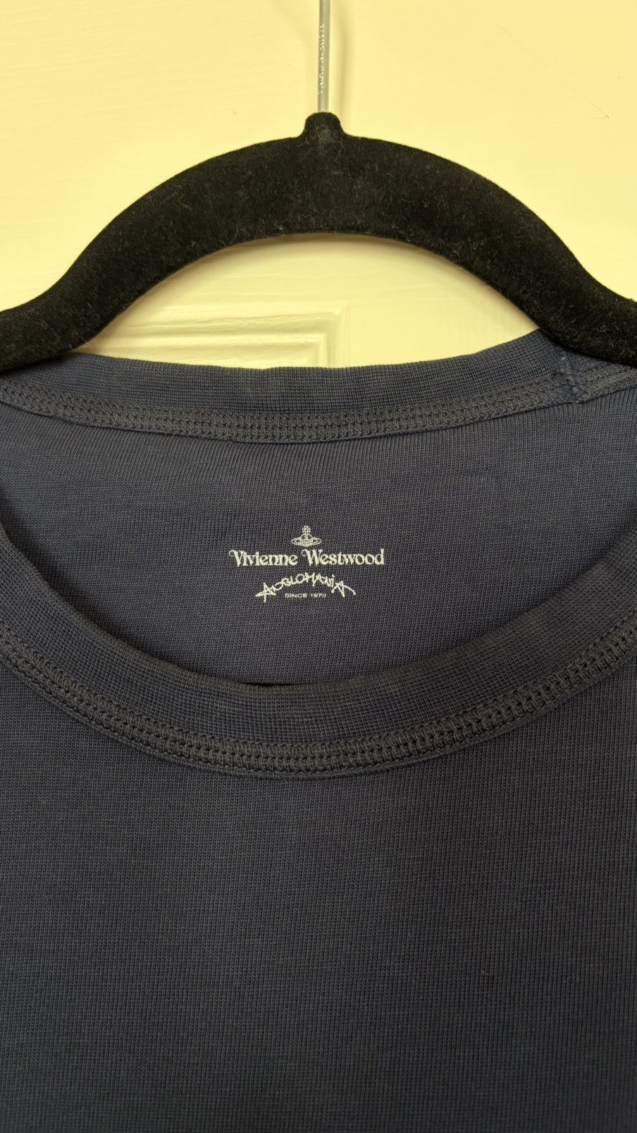 Vivienne Westwood Vivienne Westwood Orb Logo Navy T-Shirt Organic Cotton L Size US L / EU 52-54 / 3 - 6 Thumbnail