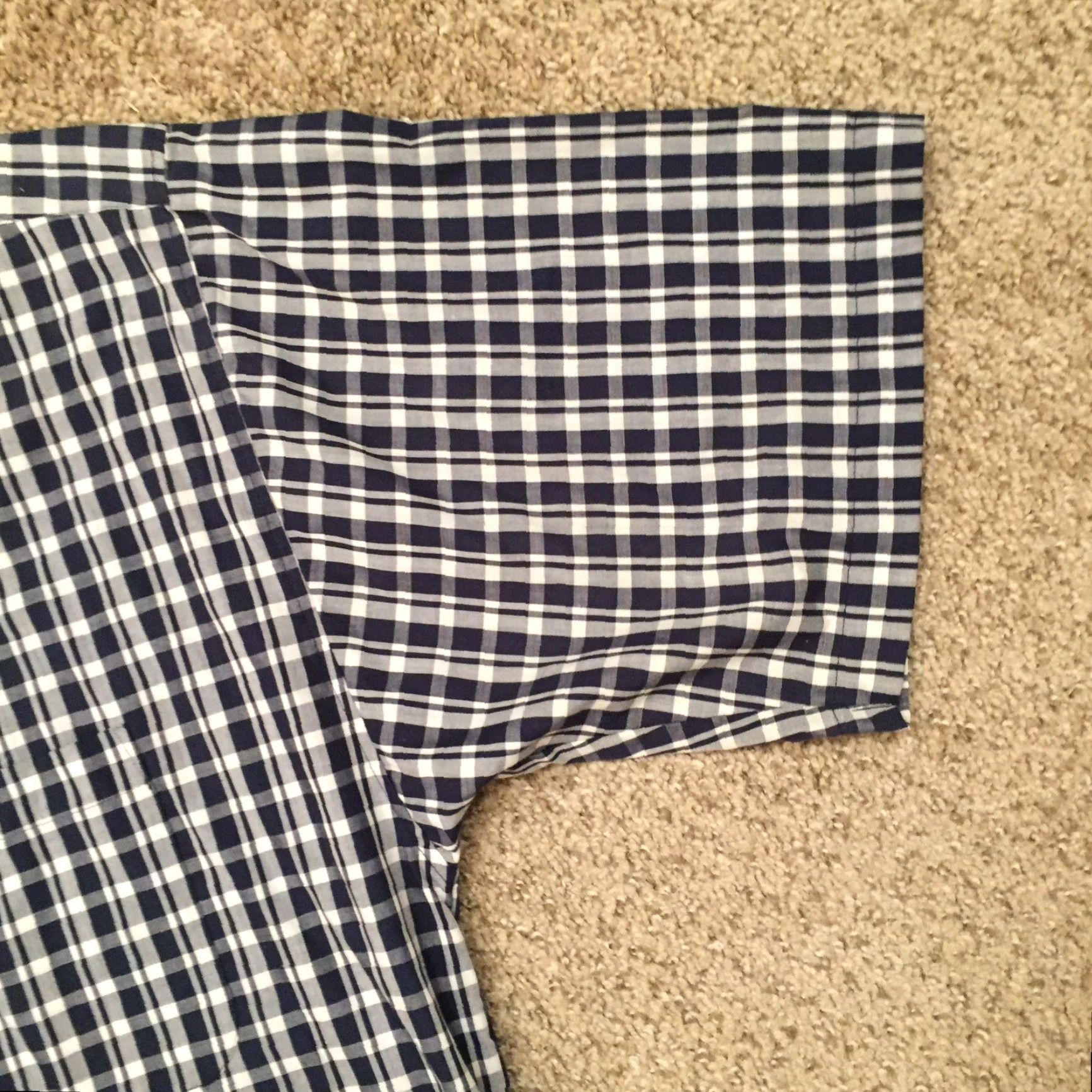 Vintage Koman Sport Shirt Mens XXL Blue Check Short Sleeve Button-Up Size US XXL / EU 58 / 5 - 4 Thumbnail