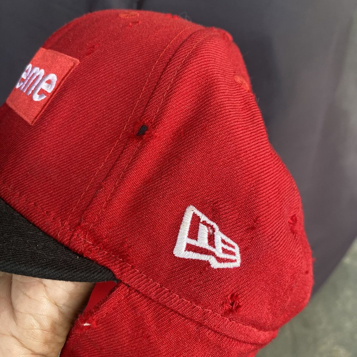 Supreme New era Supreme vintage 2008 box logo windstopper earflap Size 38 - 4 Thumbnail
