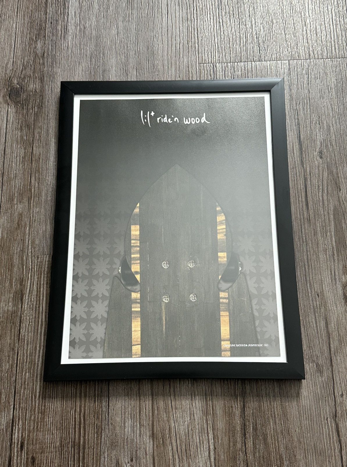 Chrome Hearts 🖤Chrome Hearts🖤 Lil Ride’n Wood 9x12 Framed Poster Size ONE SIZE - 1 Thumbnail