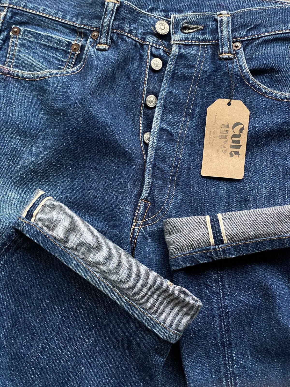 Warehouse & Co. WAREHOUSE COMPANY 10001xx SELVEDGE JEANS Size US 30 / EU 46 - 3 Thumbnail