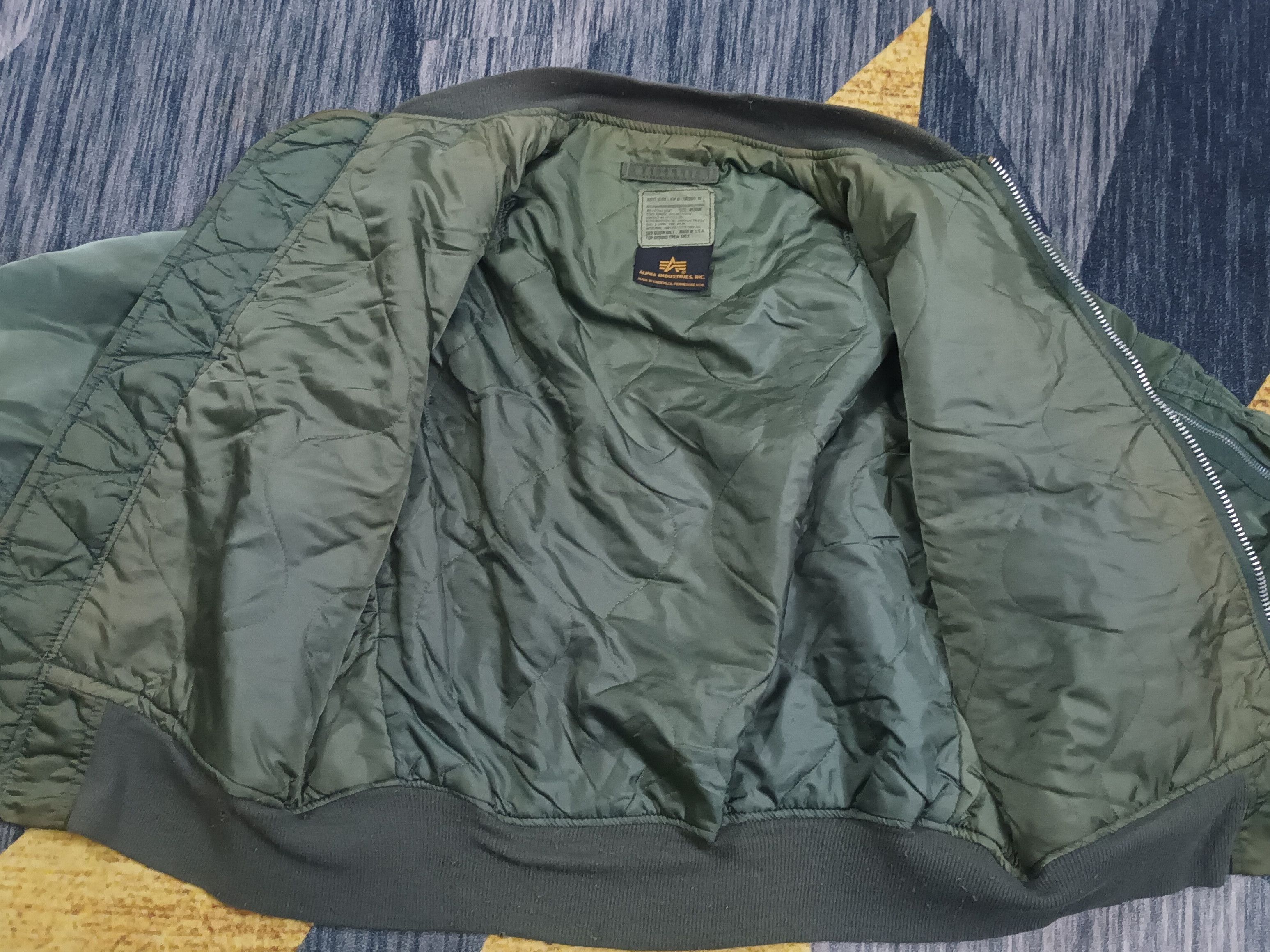 Alpha Industries 🔥 ALPHA INDISTRIES MA-1 FLYERS JACKET 🔥 Size US M / EU 48-50 / 2 - 4 Thumbnail