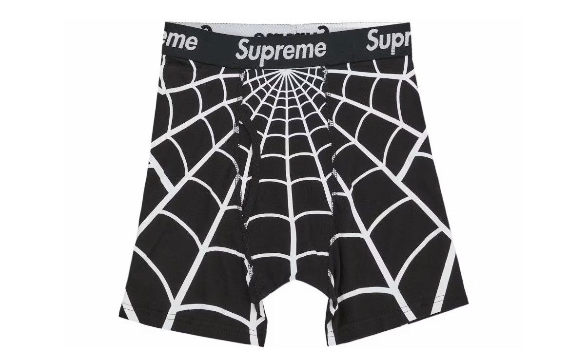 Supreme Supreme Spider-man Hanes Boxer Briefs Size 32 - 4 Thumbnail