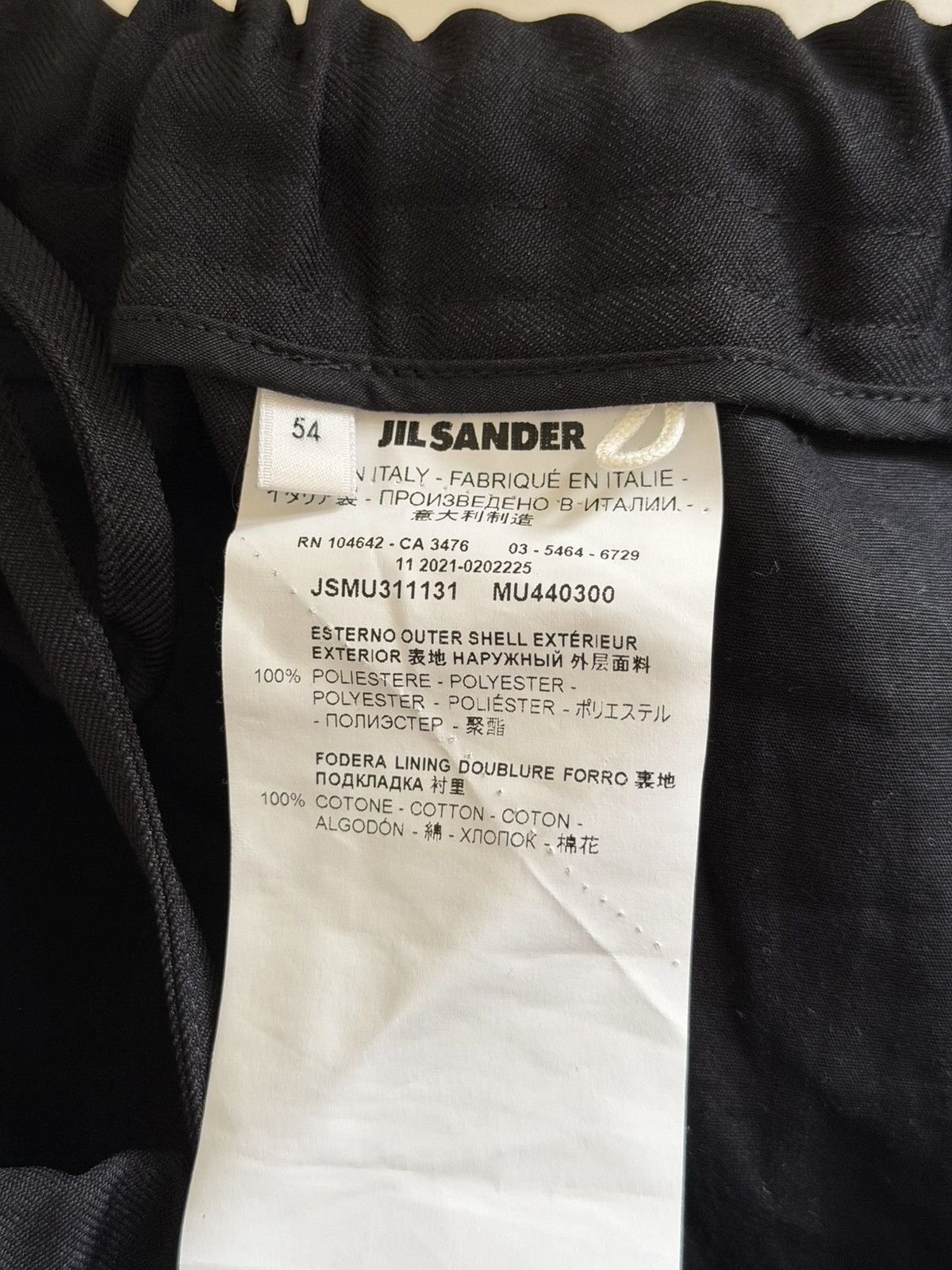 Jil Sander Jill Sander Black Smart Pant Size US 34 / EU 50 - 6 Thumbnail