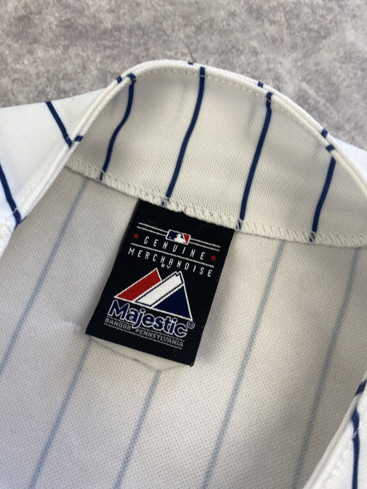 Majestic MLB Majestic New York Yankees Pinstripe Baseball Jersey Size US M / EU 48-50 / 2 - 2 Thumbnail