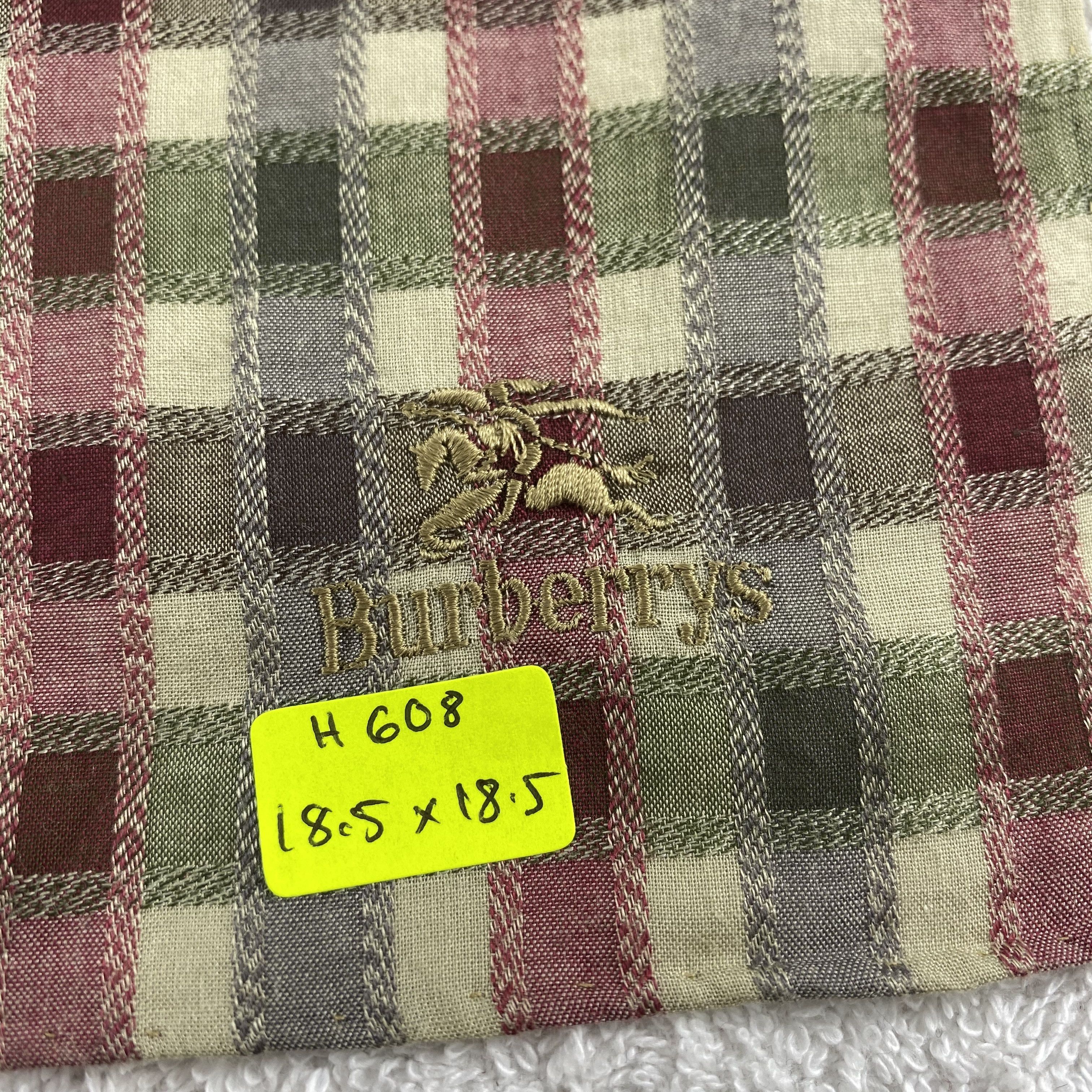 Burberry × Vintage Burberry Bandana/ Handkerchief / Neckerchief Size ONE SIZE - 5 Thumbnail