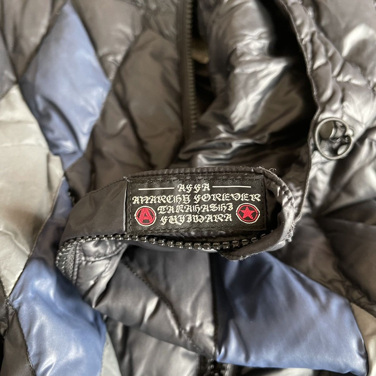 A.F.F.A. × Undercover Assemble A.F.F.A. AW11 Diamond Quilted Down Puffer Jacket Size US L / EU 52-54 / 3 - 6 Thumbnail