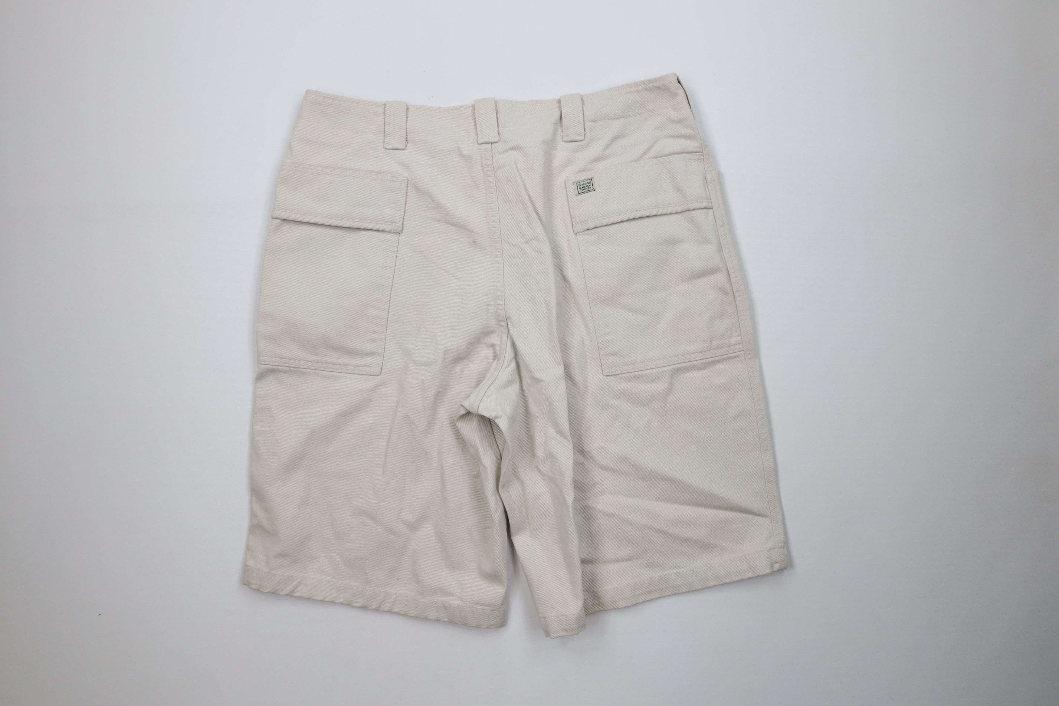 Guess Vintage 90s Guess Spell Baggy Big Pocket Denim Shorts USA Size US 38 / EU 54 - 11 Thumbnail
