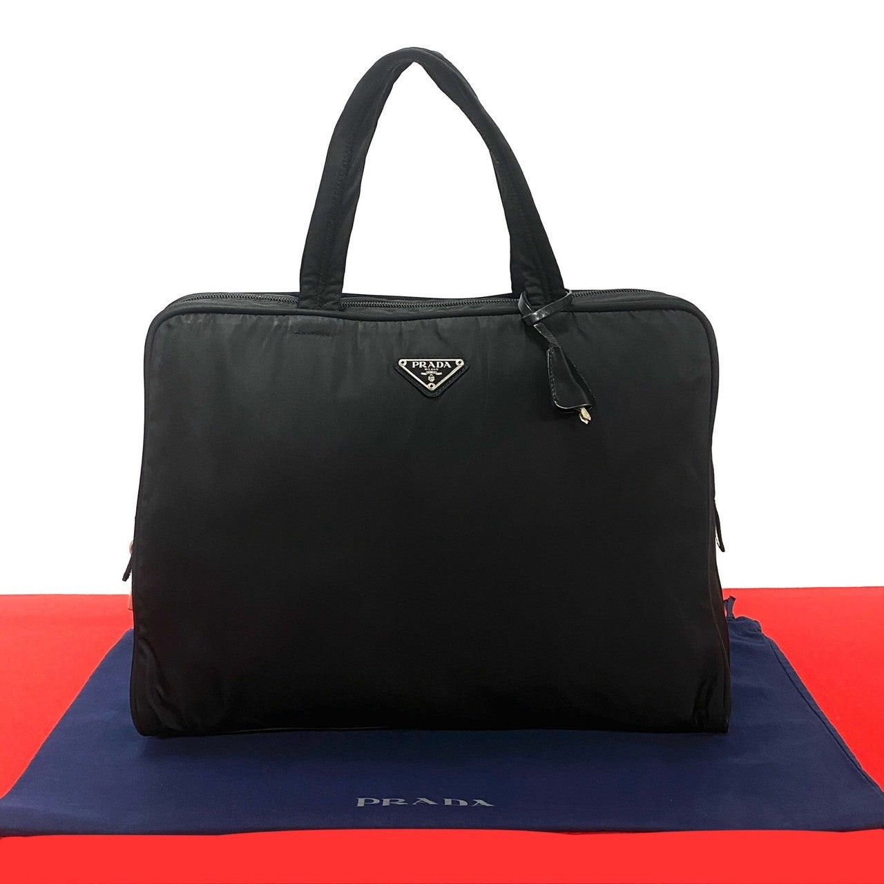 Prada Prada Handbag Black Nylon Size ONE SIZE - 1 Thumbnail