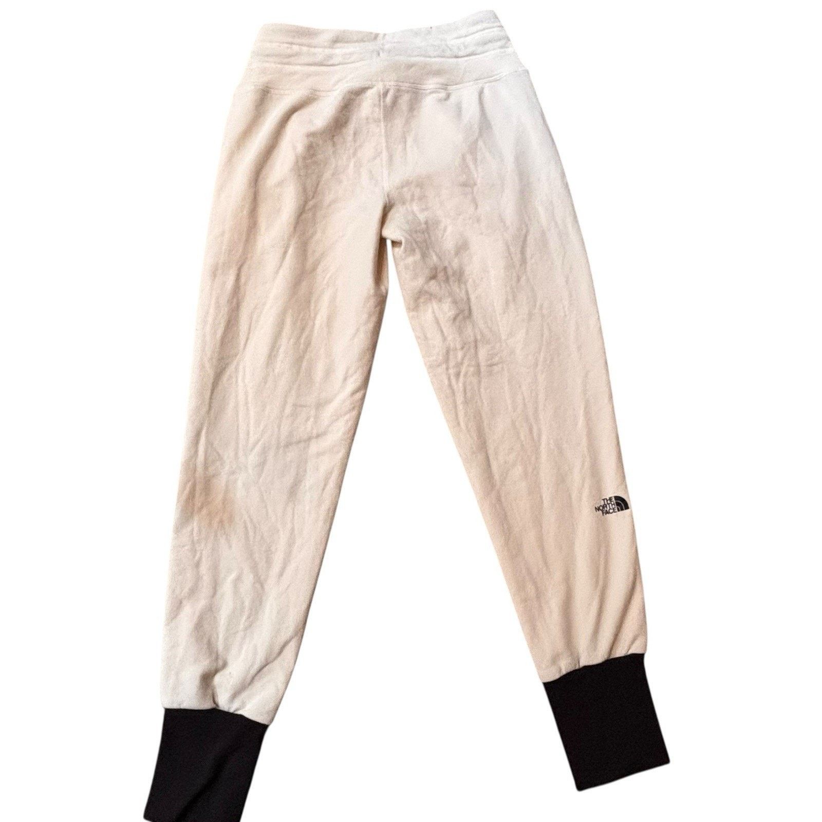 The North Face North Face Cream & Black Joggers Logo Spell Out Womens Small Size 26" / US 2 / IT 38 - 3 Thumbnail