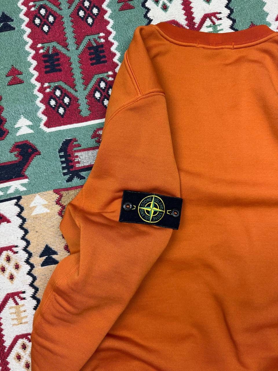 Japanese Brand × Stone Island × Vintage Vintage Stone Island Nylon Pocket Orange RARE Sweatshirt Size US L / EU 52-54 / 3 - 11 Thumbnail