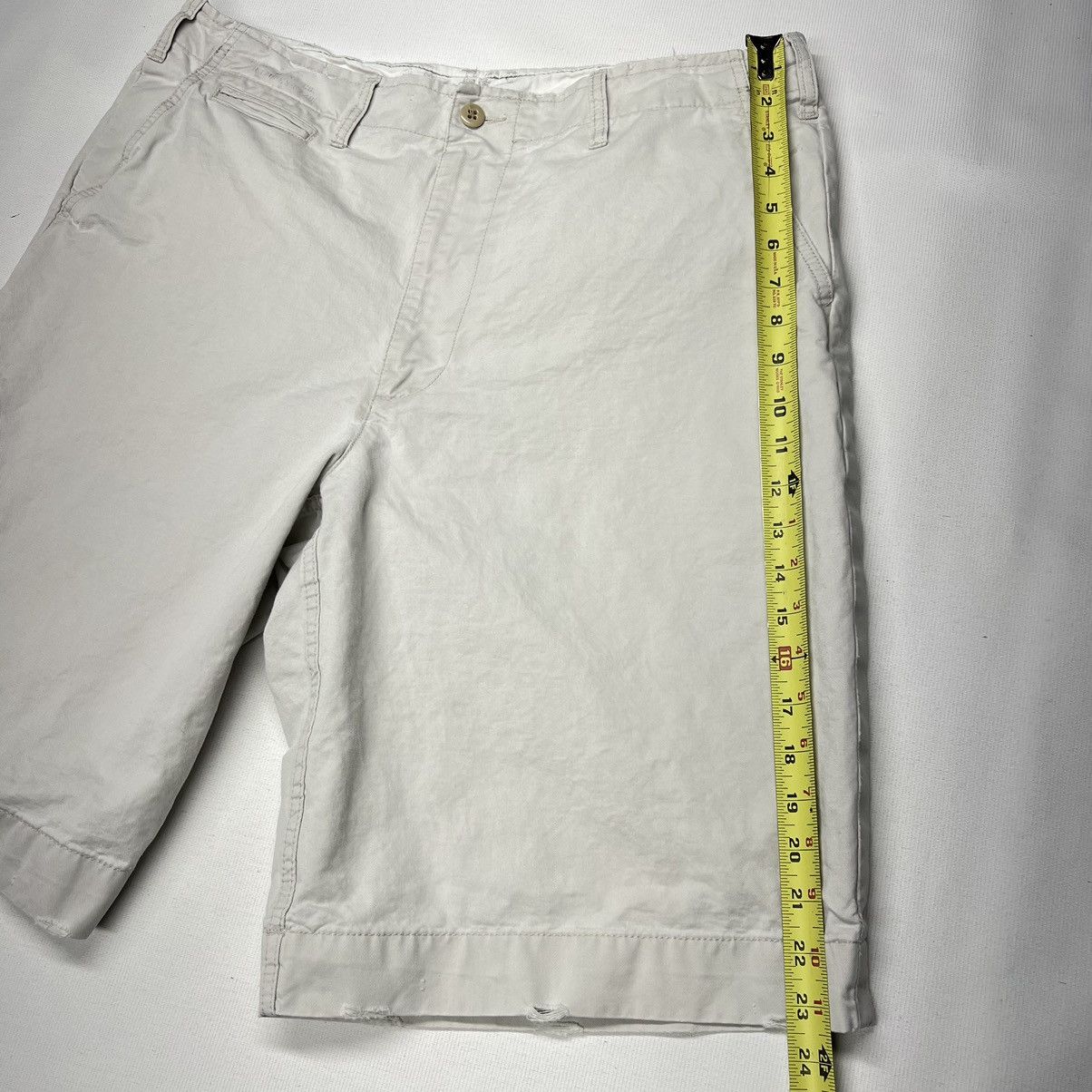 Polo Ralph Lauren × Vintage VTG Polo Ralph Lauren Shorts Chino White Button Pocket Size US 36 / EU 52 - 21 Thumbnail