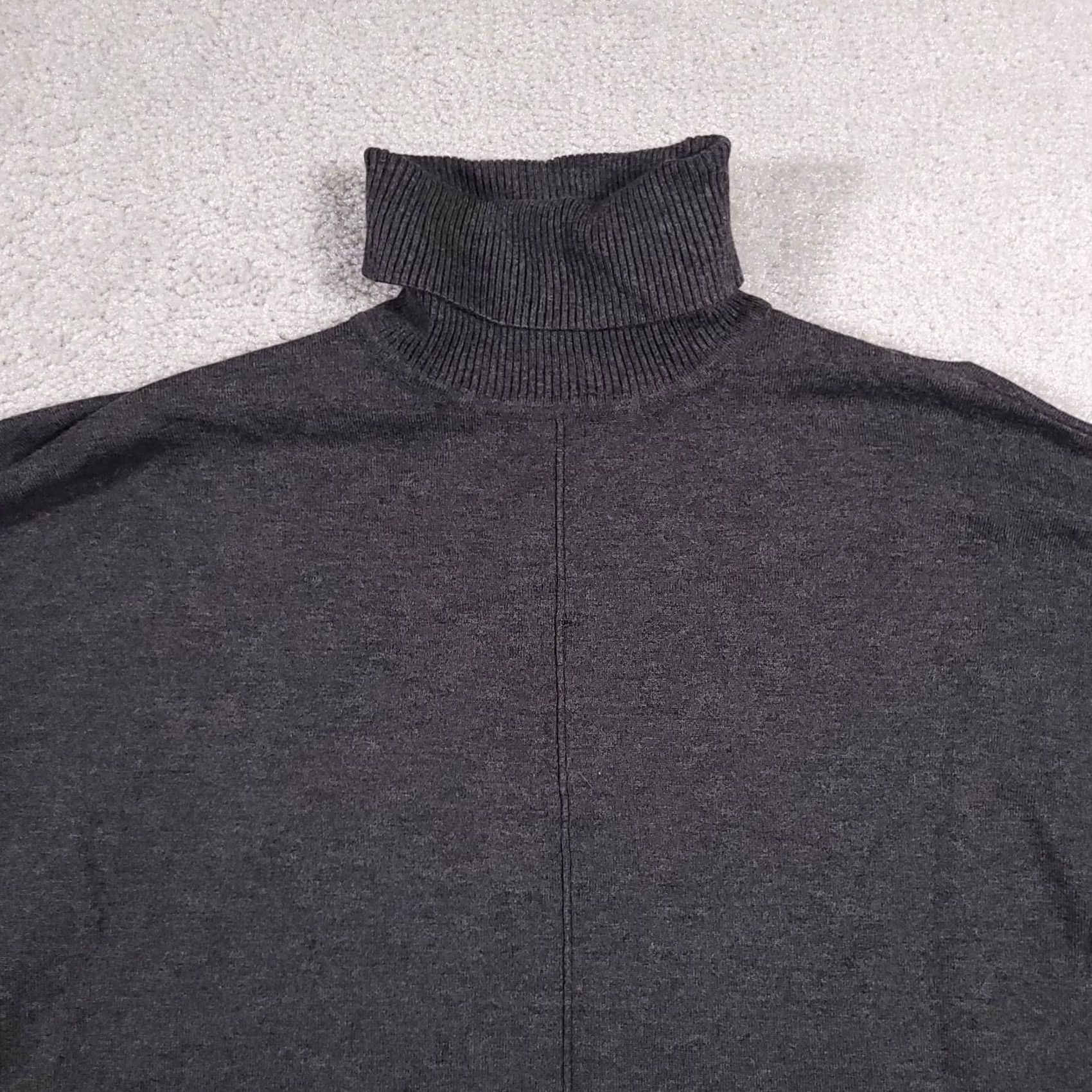 Jones New York Jones New York Signature Turtleneck Sweater Women's Medium Colorblock Oversized Pullover Knit Shirt Size M / US 6-8 / IT 42-44 - 3 Thumbnail