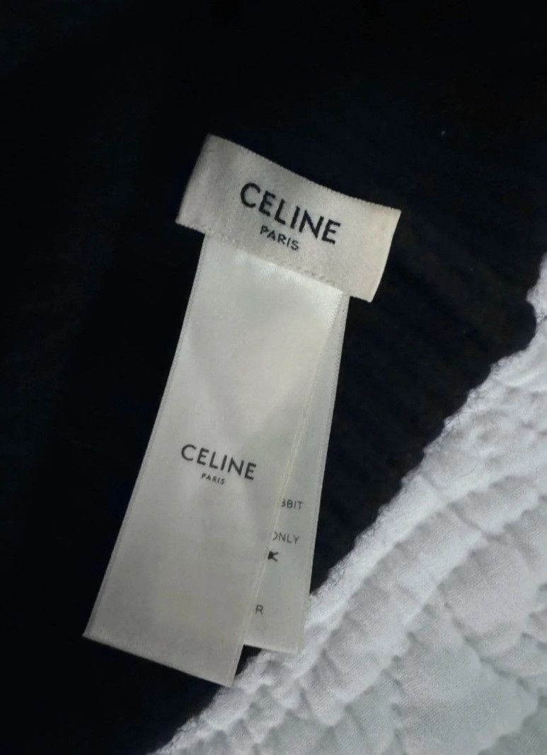 Celine CÉLINE - Wool Beanie by Hedi Slimane Size ONE SIZE - 3 Thumbnail