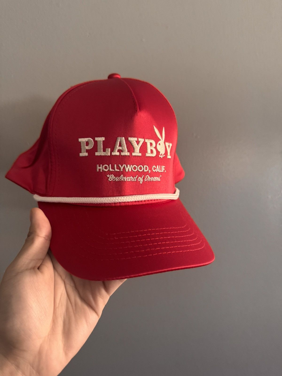 Playboy Playboy Mens Red Hat Size ONE SIZE - 1 Thumbnail