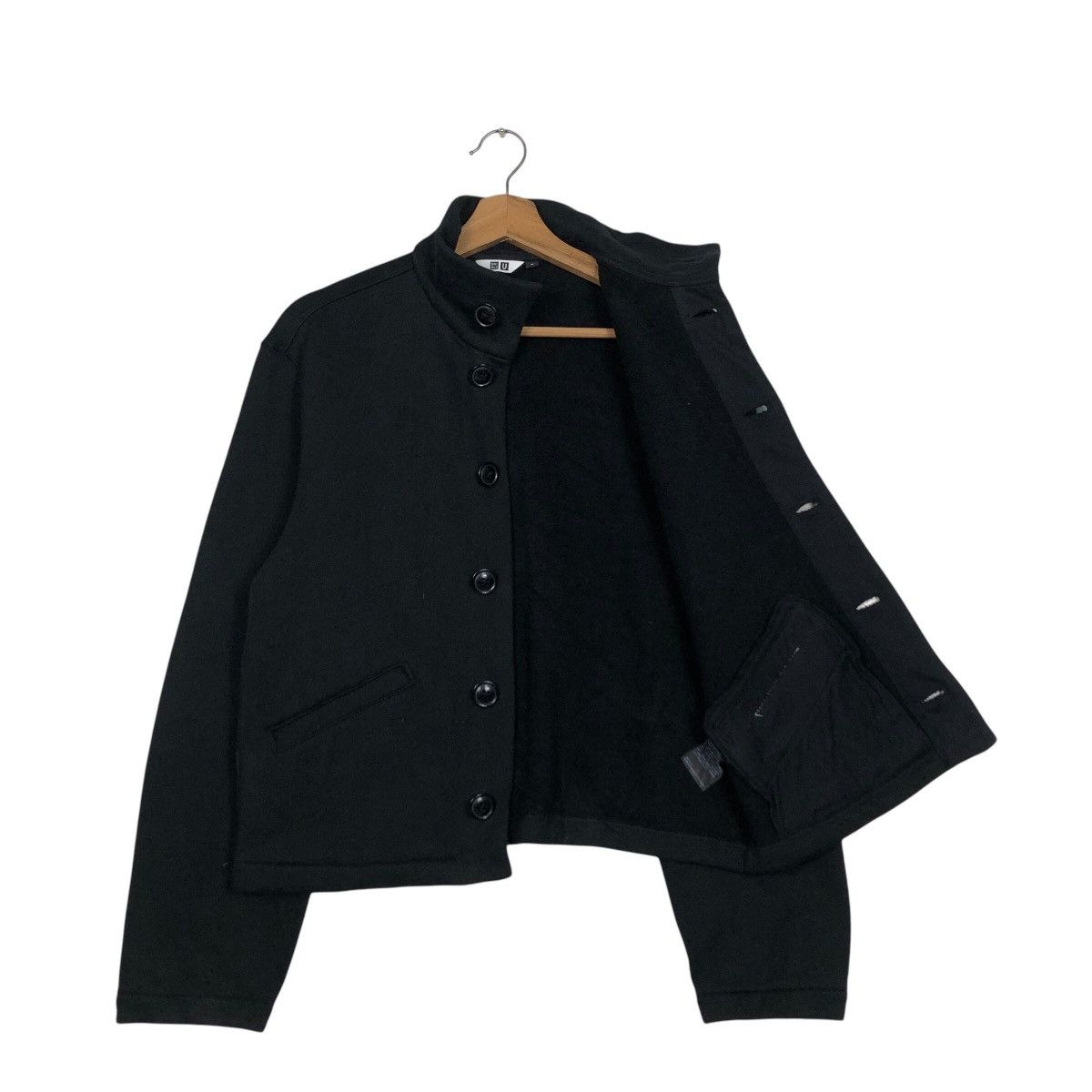 Japanese Brand 📌Rich Black Vintage Cardigan Jacket Uniqlo Undercover Size US M / EU 48-50 / 2 - 12 Thumbnail