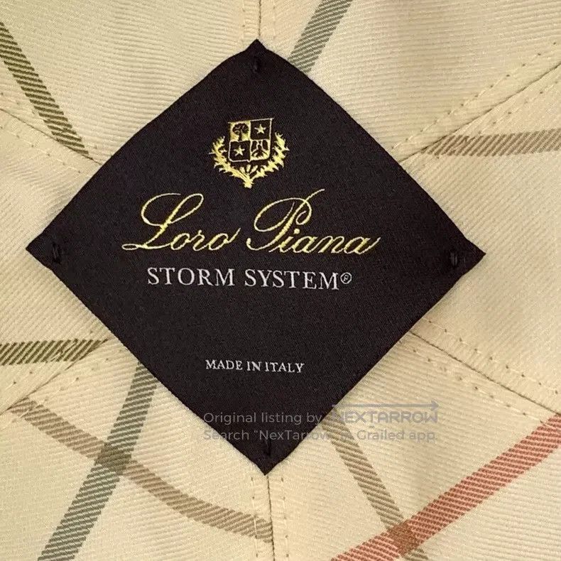 Loro Piana Loro Piana size M Dark Brown Logo Embroidered Cotton Duckbi Size ONE SIZE - 7 Thumbnail