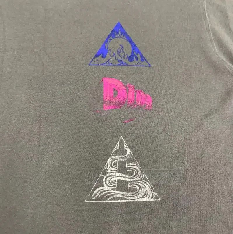 Dior Dior Gray Cotton Women's T. Size L / US 10 / IT 46 - 6 Thumbnail
