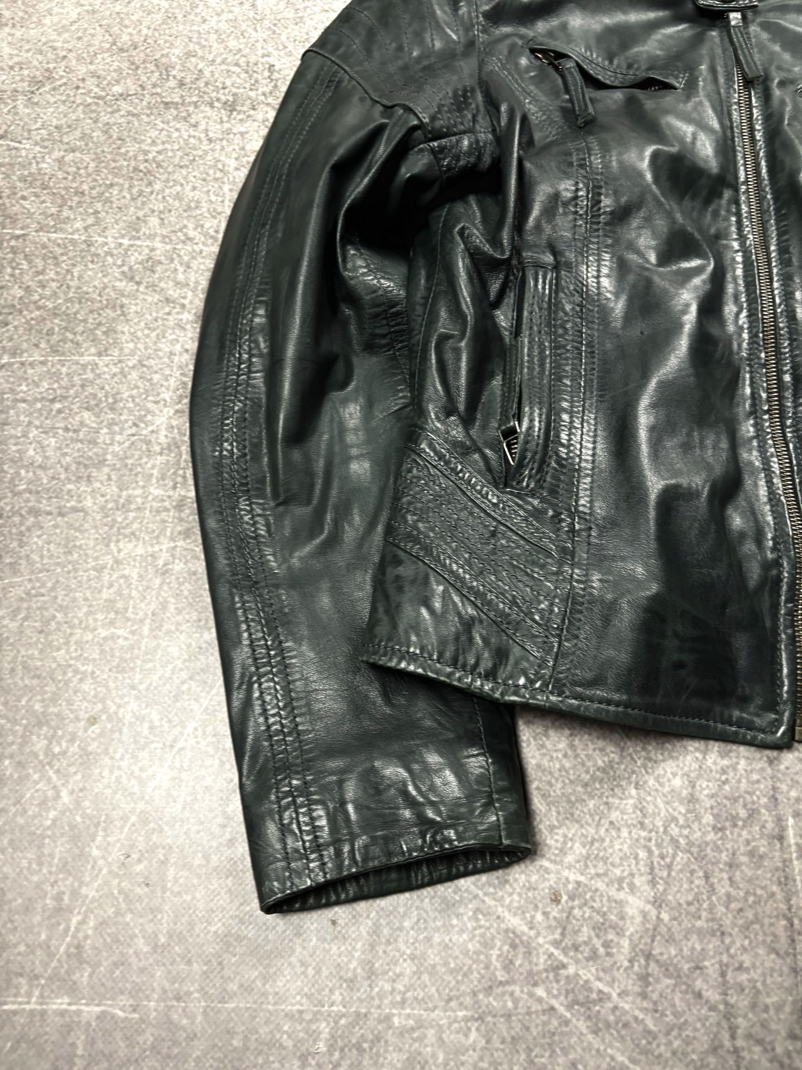 Japanese Brand Vintage Frettio Leather Biker Jacket Y2K Streetwear Size US XS / EU 42 / 0 - 2 Thumbnail