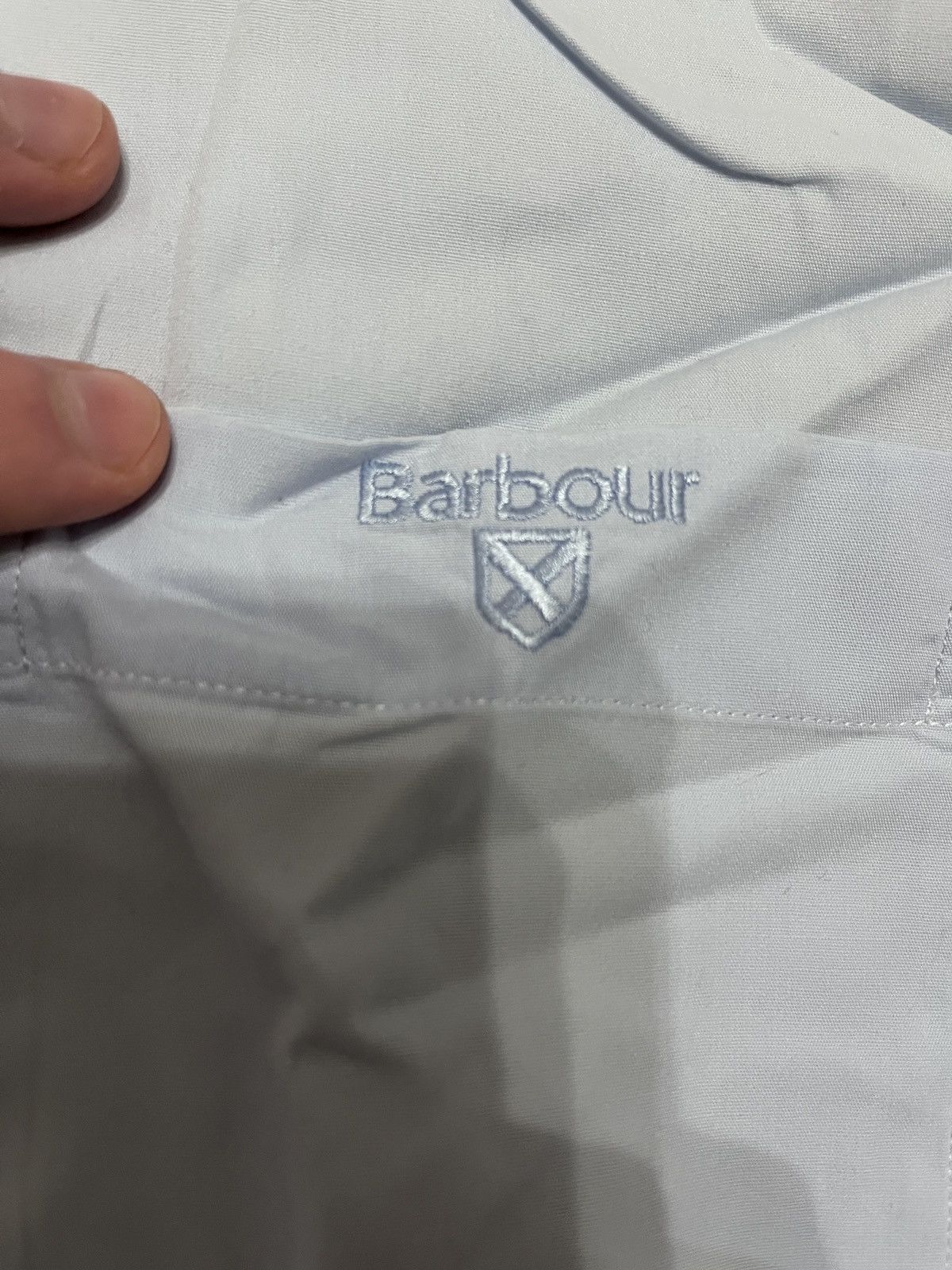 Barbour Barbour Light Blue Button-Up Shirt Size US XL / EU 56 / 4 - 8 Thumbnail