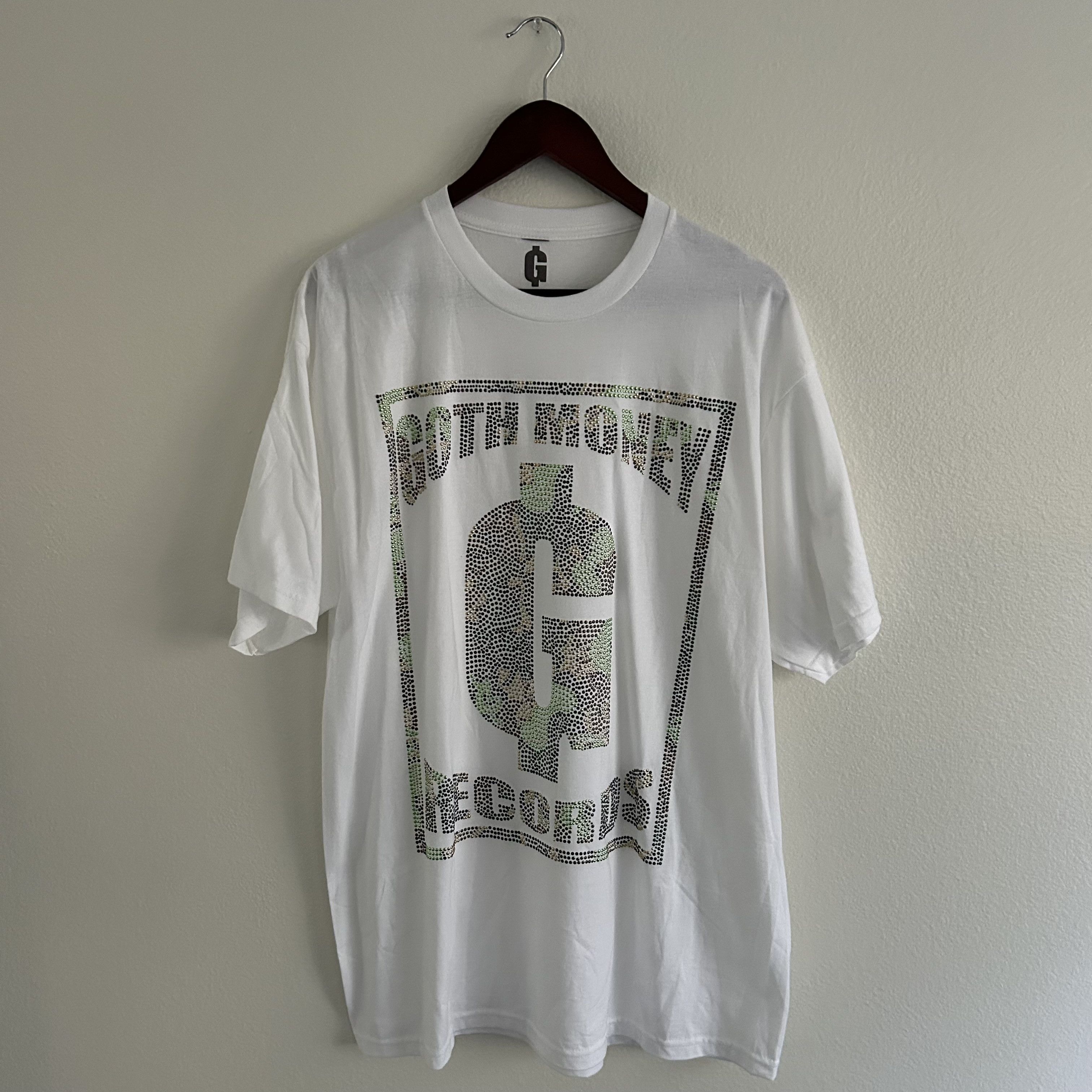 Drain Gang Goth Money Studded Box Logo Tee Shirt Size US XL / EU 56 / 4 - 1 Thumbnail