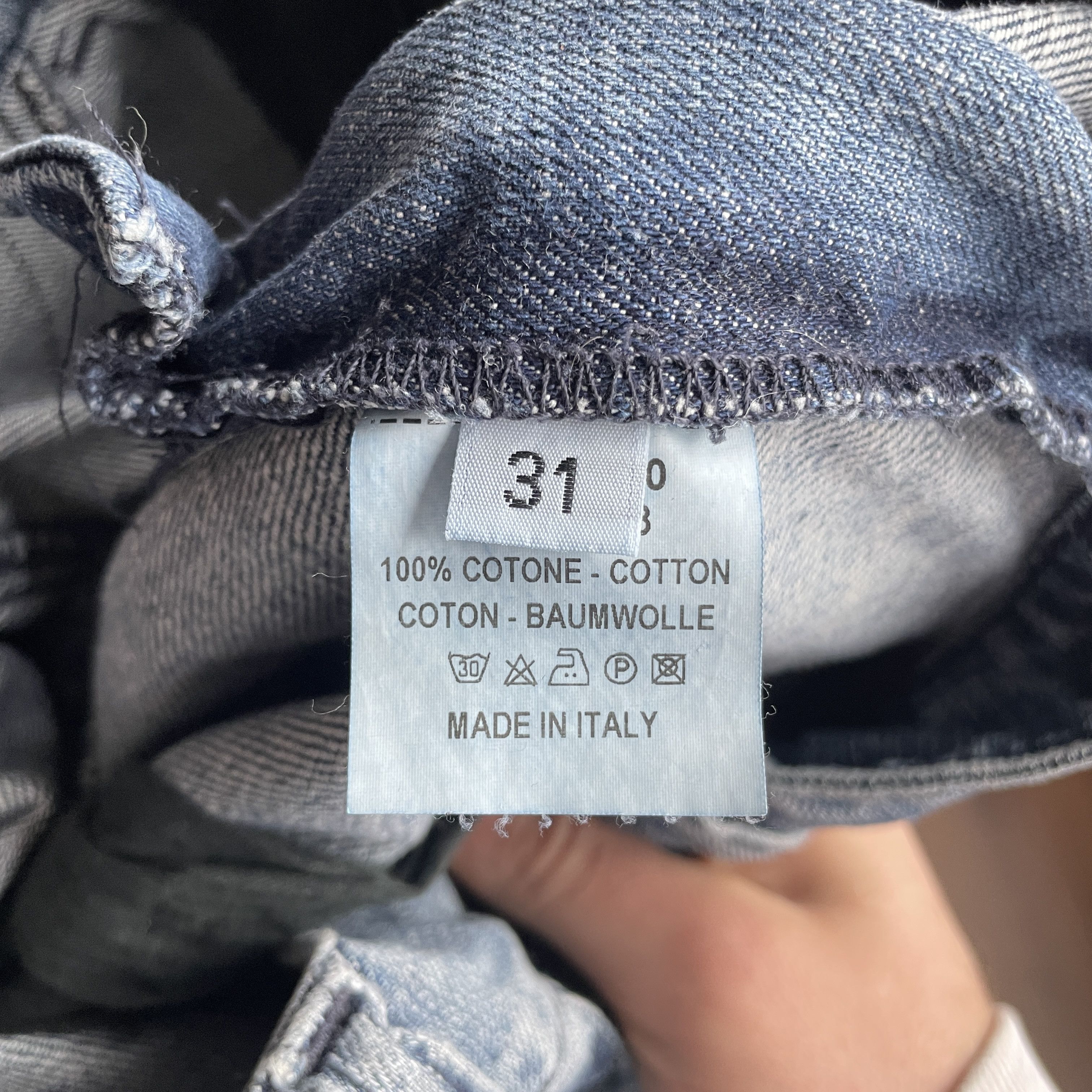 Daniele Alessandrini Daniele Alessandrini Vintage Zipper Biker Jeans Size 31 Size US 31 - 12 Thumbnail