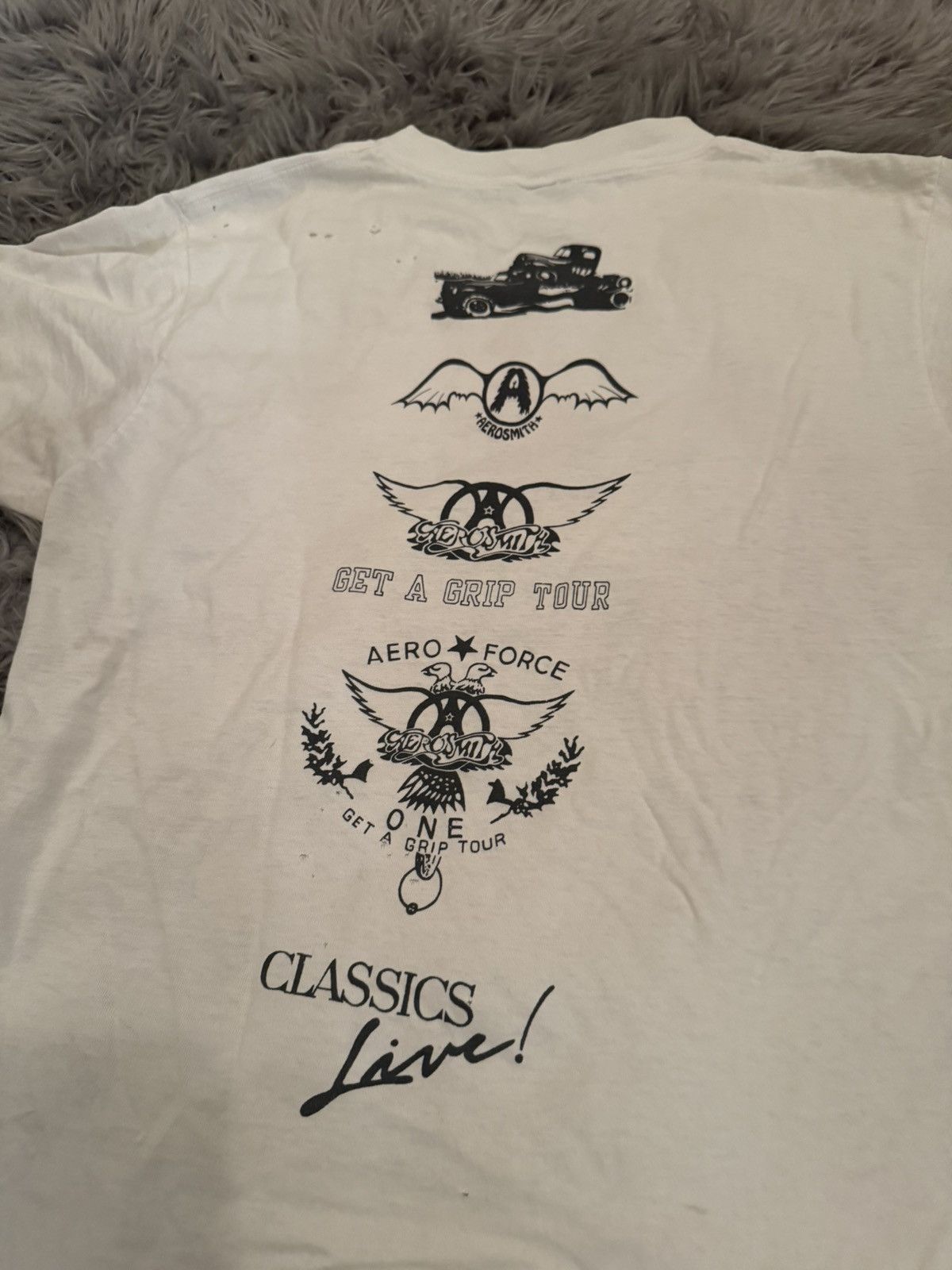Giant Aerosmith 1994 Get a Grip Tour Tee Size US L / EU 52-54 / 3 - 3 Thumbnail