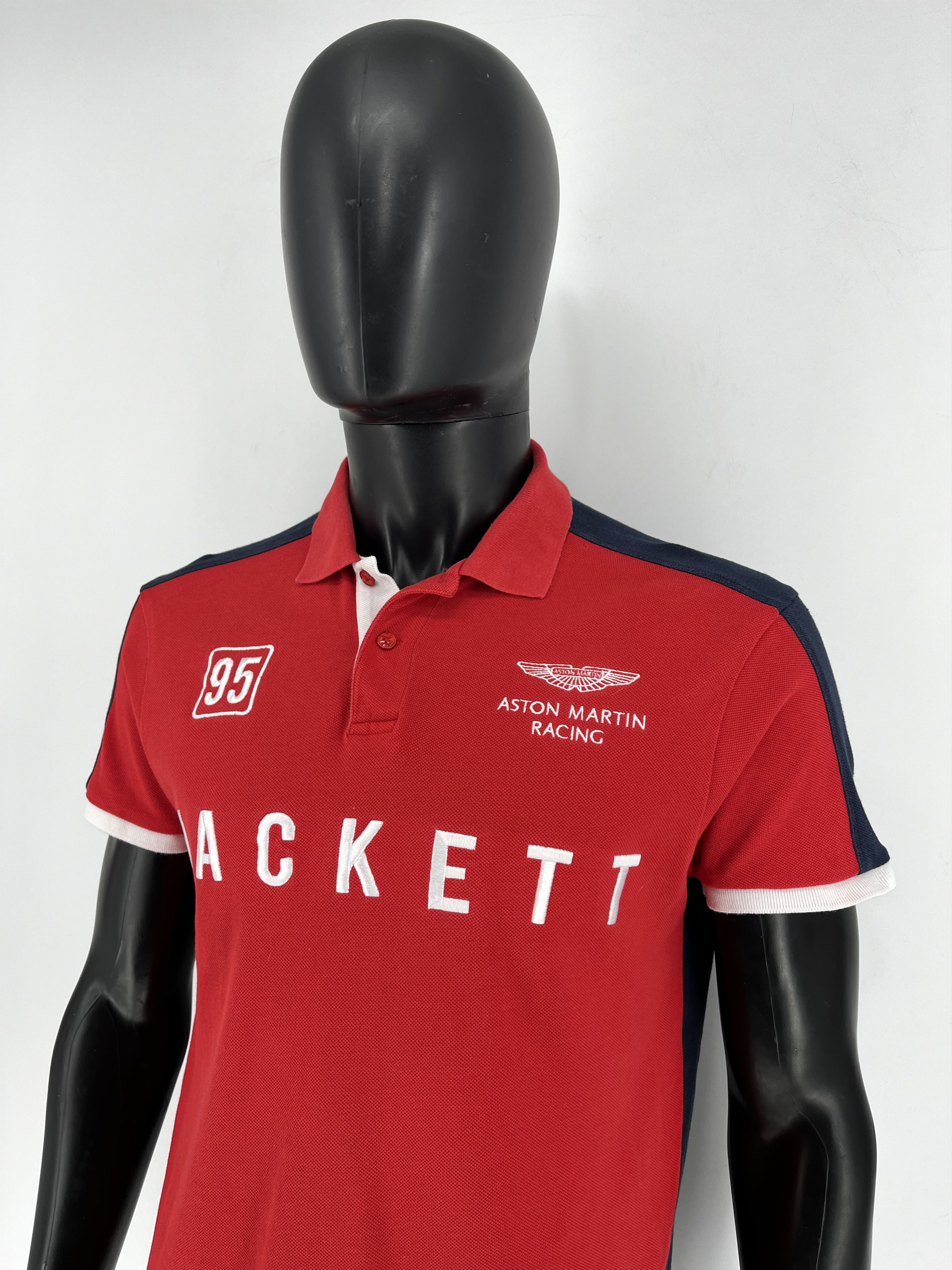 Hackett Hackett Aston Martin Vintage Mens Racing Polo Shirt Size M Size US M / EU 48-50 / 2 - 7 Thumbnail