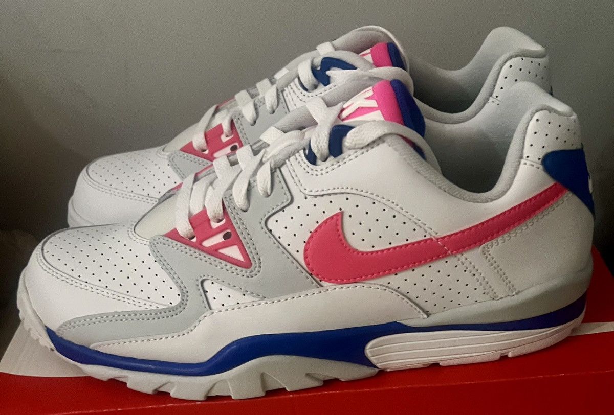 Nike Authentic Nike Air Cross Trainer 3 low hyper pink racer blue Size US 10.5 / EU 43-44 - 3 Thumbnail