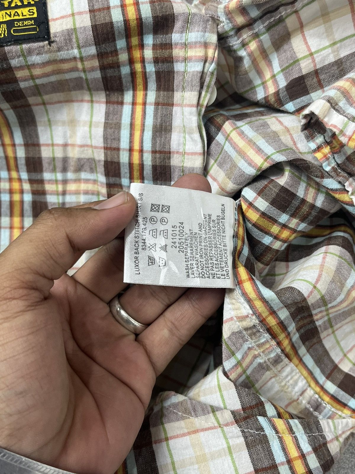 G-Star × If Six Was Nine × Vintage Gstar plaid shirt Size US L / EU 52-54 / 3 - 7 Thumbnail