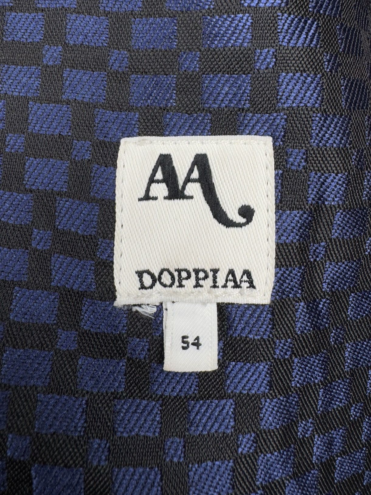 Doppiaa Doppiaa Aamsterdam navy blue woo heavyweight elegant coat Size US L / EU 52-54 / 3 - 9 Thumbnail