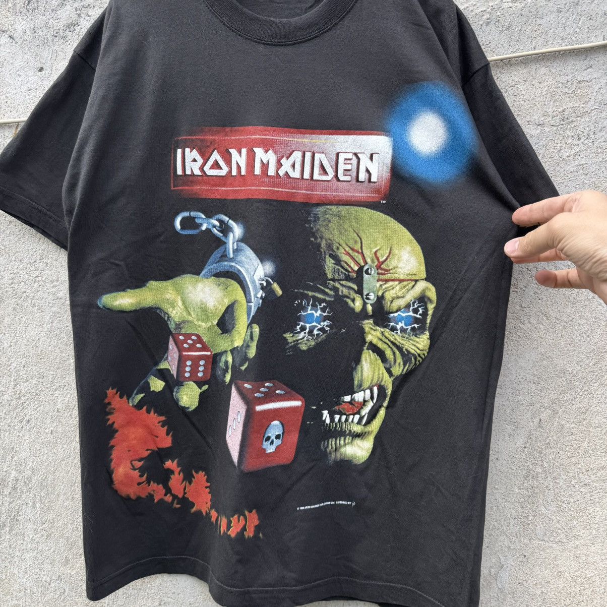 Band Tees 1998 Iron Maiden The Angel and the Gambler Vintage Metal Tee Size US L / EU 52-54 / 3 - 4 Thumbnail