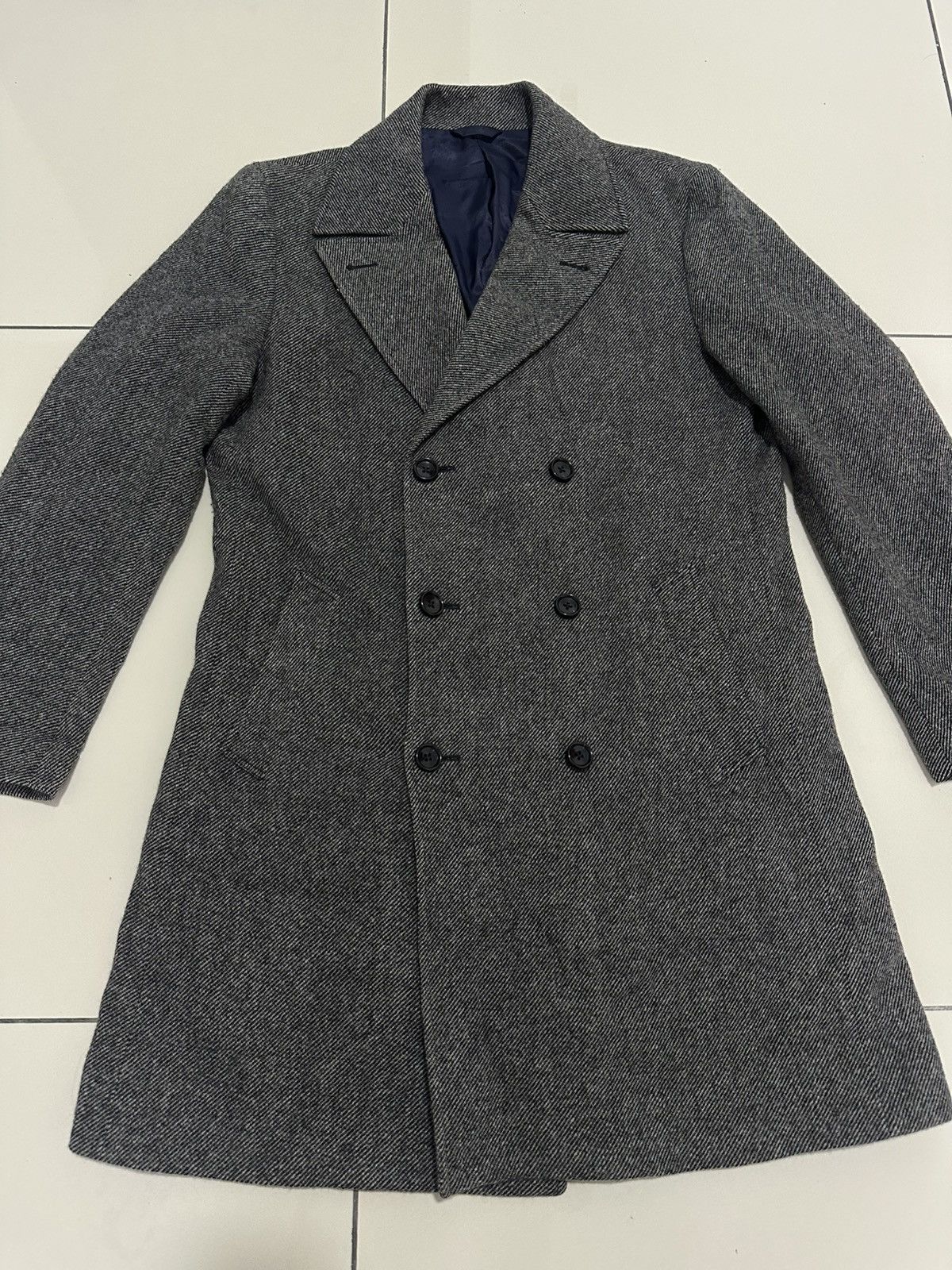 Tete Homme Kazutaka Katoh Double Breast Long Coat Design Tete Homme Size US L / EU 52-54 / 3 - 6 Thumbnail