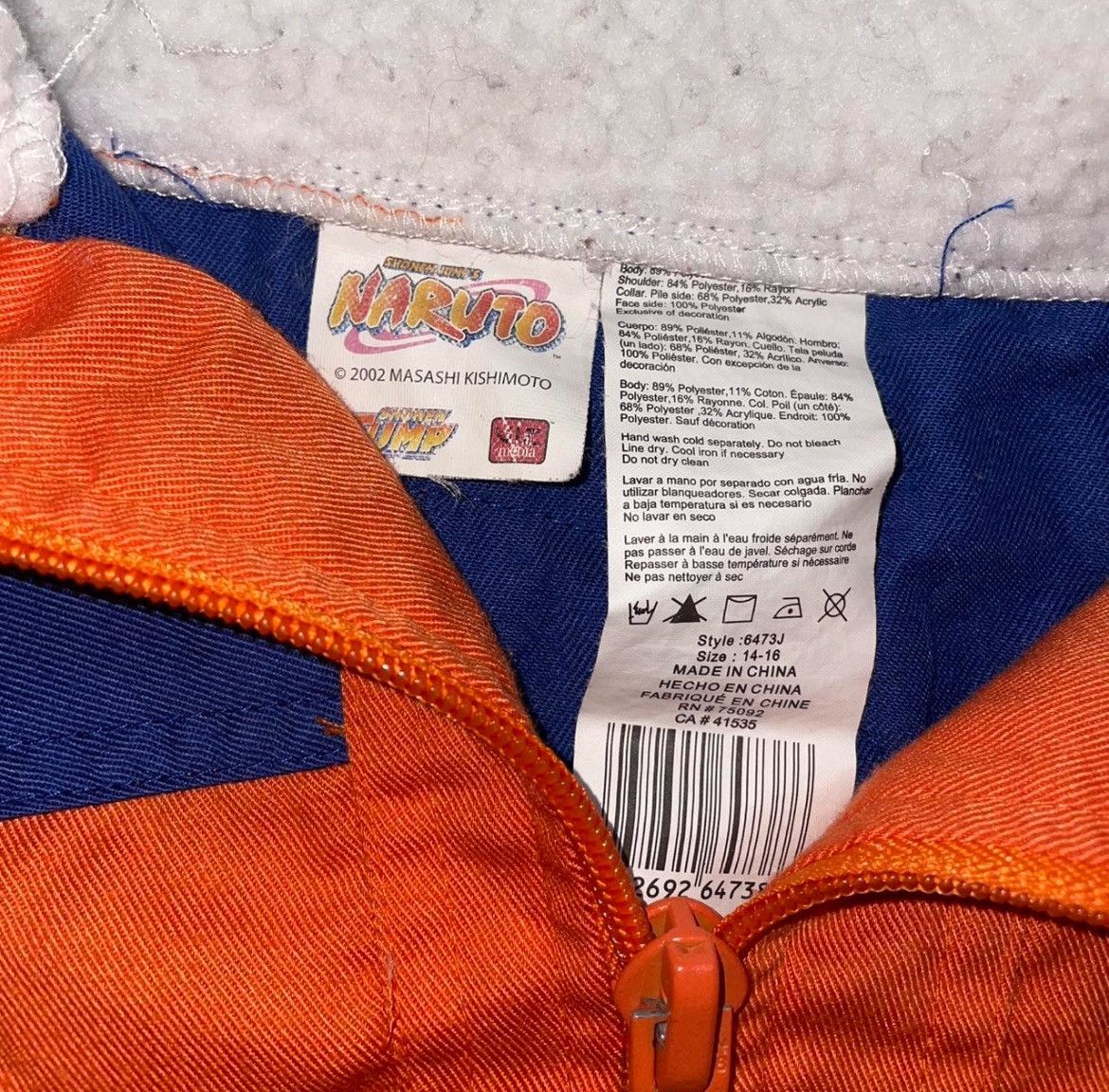 Other Kids Naruto jacket size 14-16 its brand new. Size US XXS / EU 40 - 3 Thumbnail
