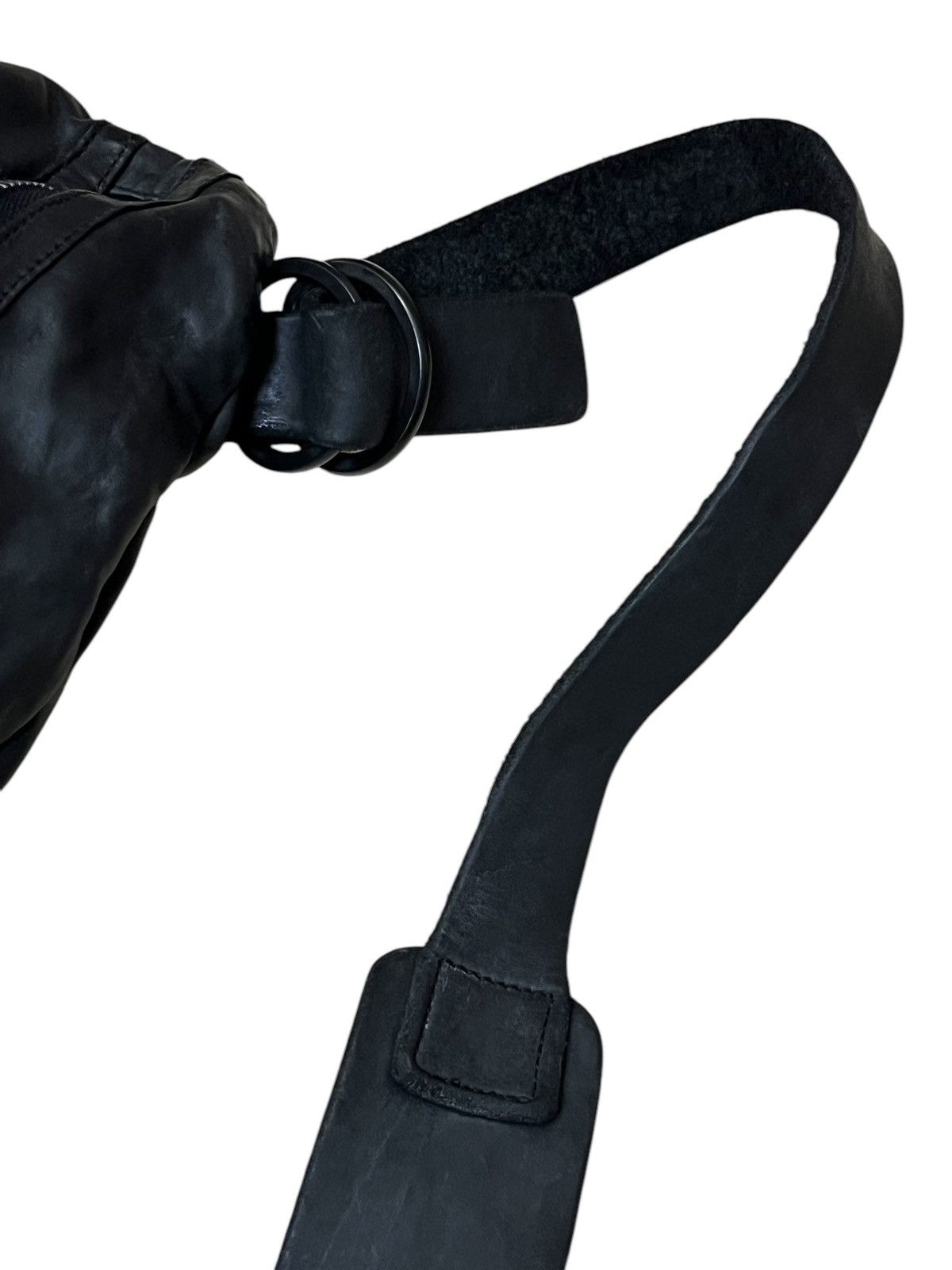 Isamu Katayama Backlash ISAMU KATAYAMA BACKLASH BLACK LEATHER COWHIDE SHOULDER BAG Size ONE SIZE - 10 Thumbnail