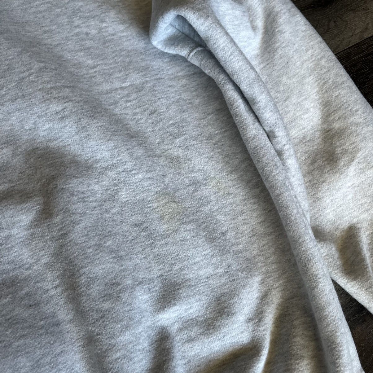 Japanese Brand Mahagrid Applique Stitched Logo Zip Up Hoodie Heather Grey Size US S / EU 44-46 / 1 - 10 Thumbnail