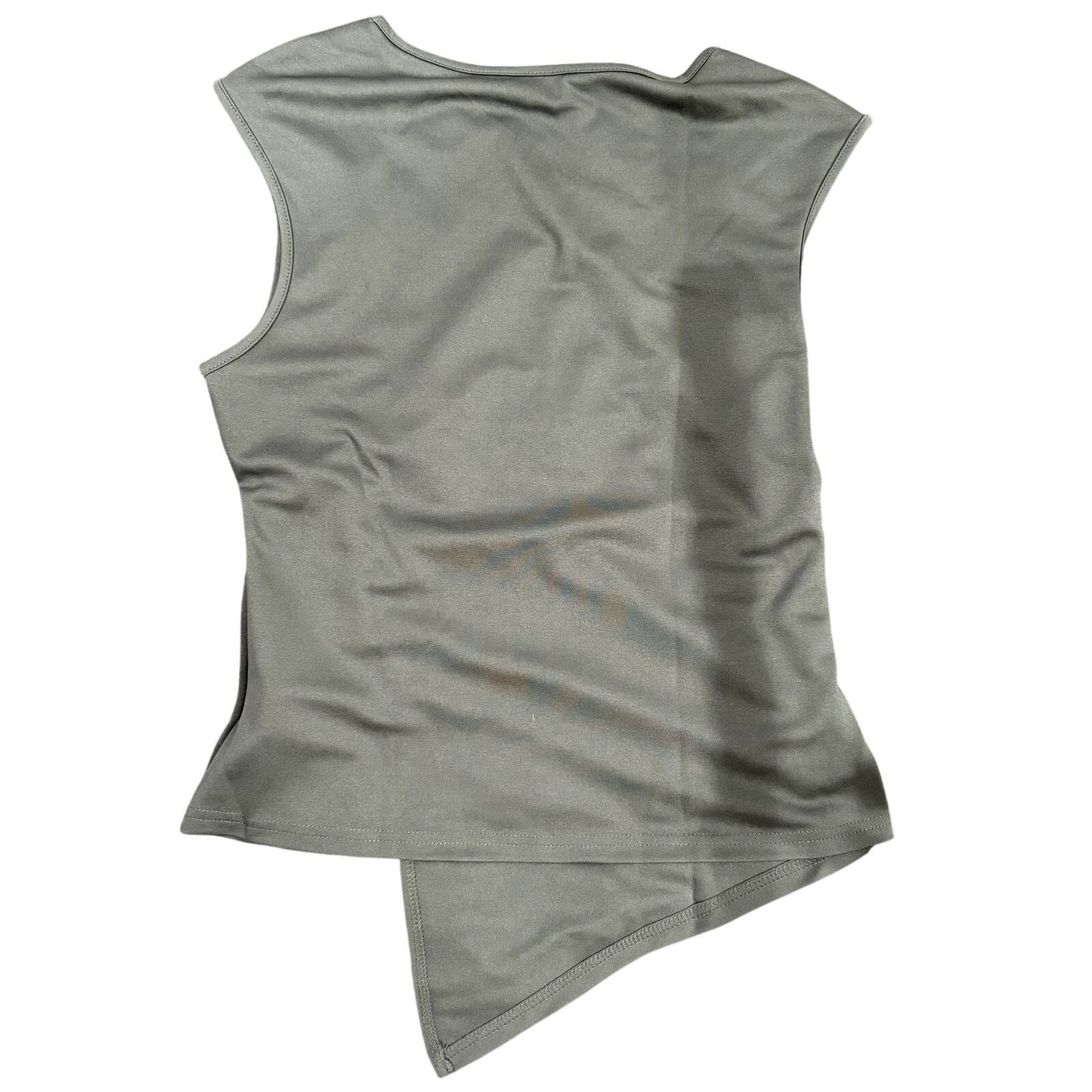 Shein Slim Fit Capped Sleeve Tight Tank Top in Gray, Size L Size L / US 10 / IT 46 - 4 Thumbnail
