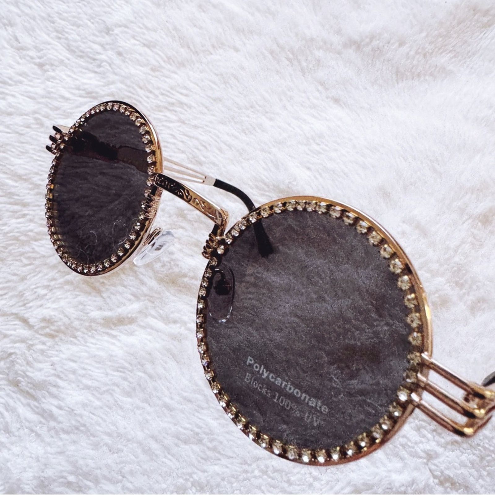 Other Kate Black Round Sunglasses Size ONE SIZE - 10 Thumbnail