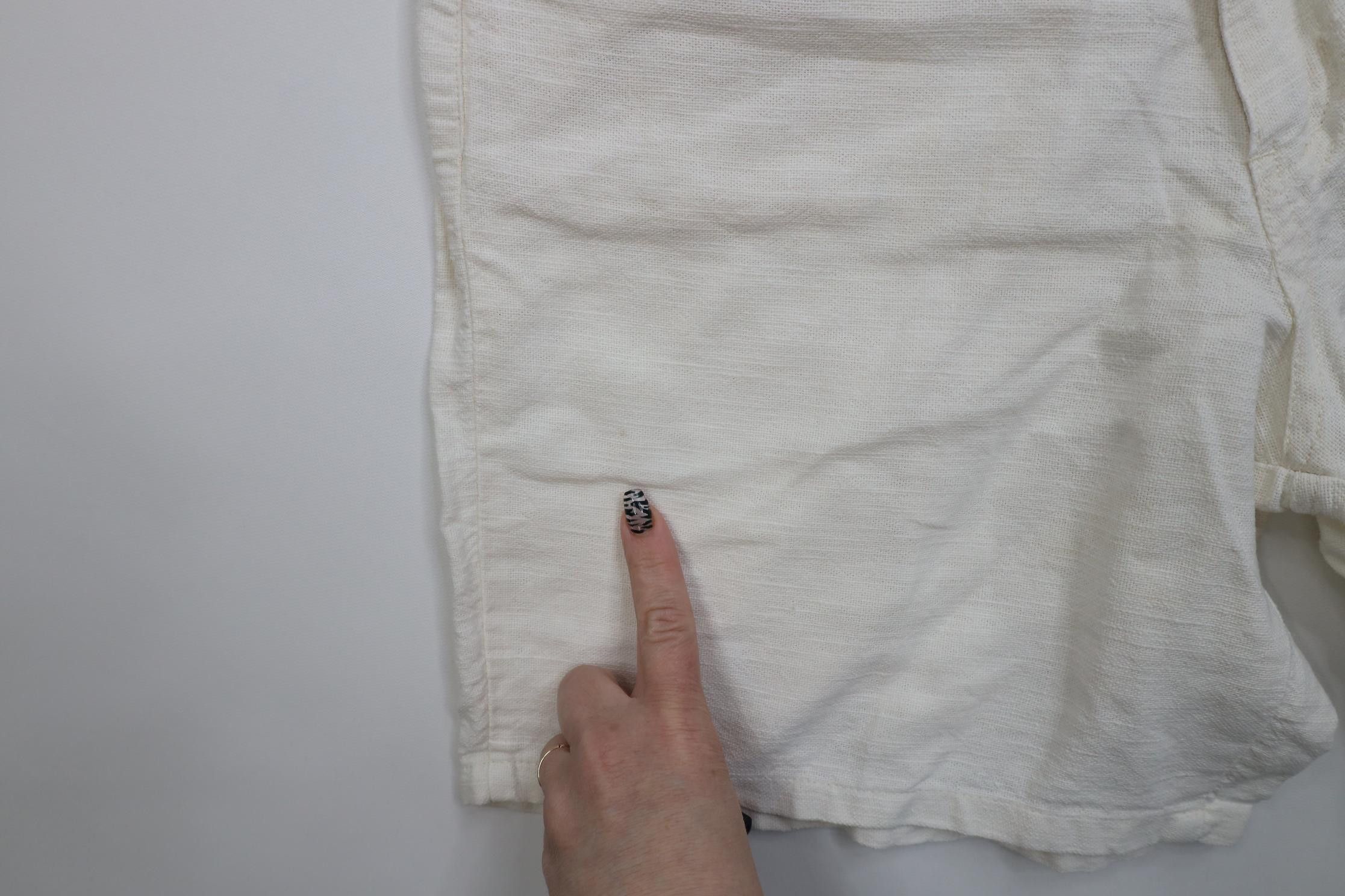 Vintage Vintage 80s 90s Streetwear Weave Shorts Cream Ramie Cotton Size 30" / US 8 / IT 44 - 12 Thumbnail
