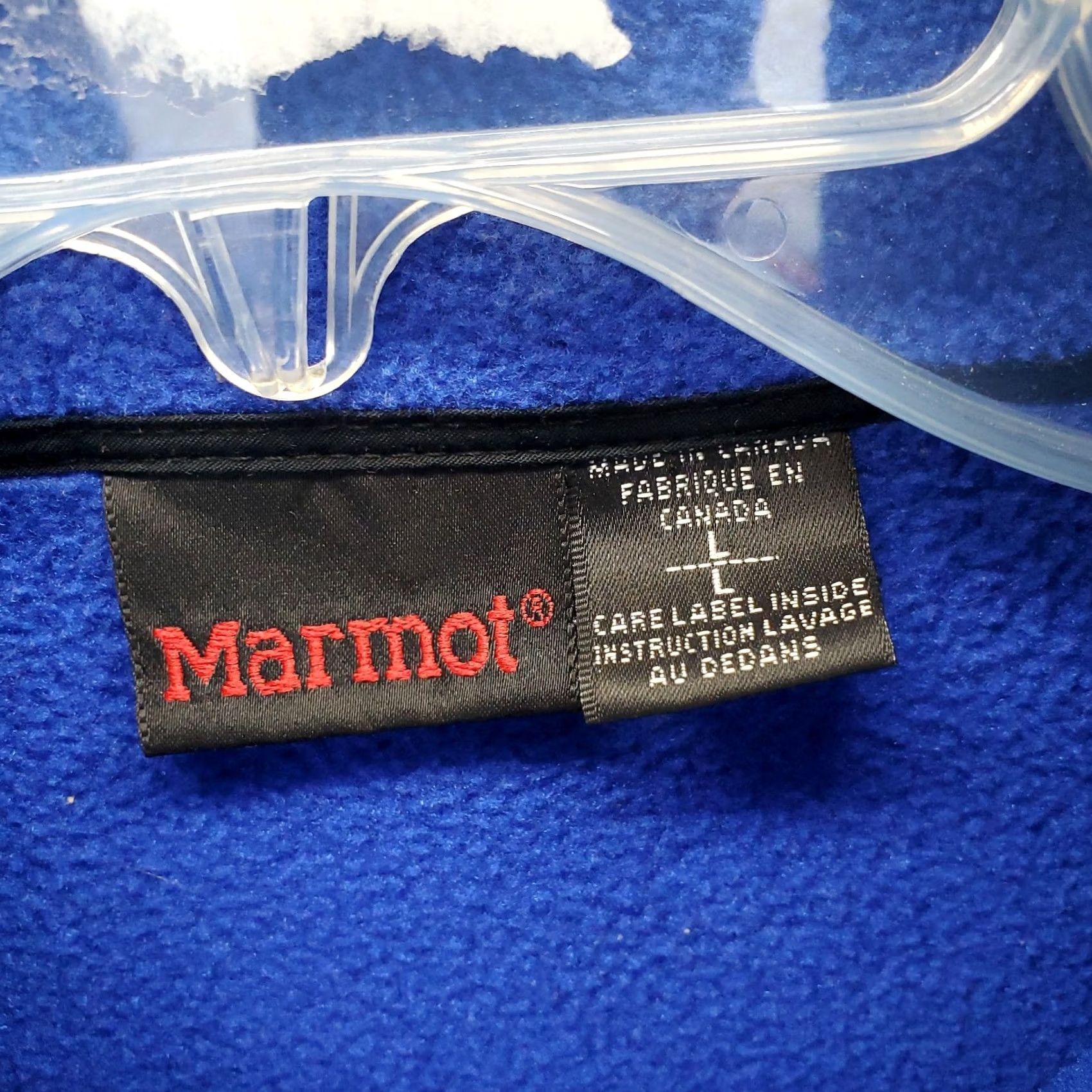 Marmot Marmot Gorpcore Vest Mens Large Blue Fleece Full Zip Mock Neck Outdoor Walking Spring Mountain Size US L / EU 52-54 / 3 - 5 Thumbnail