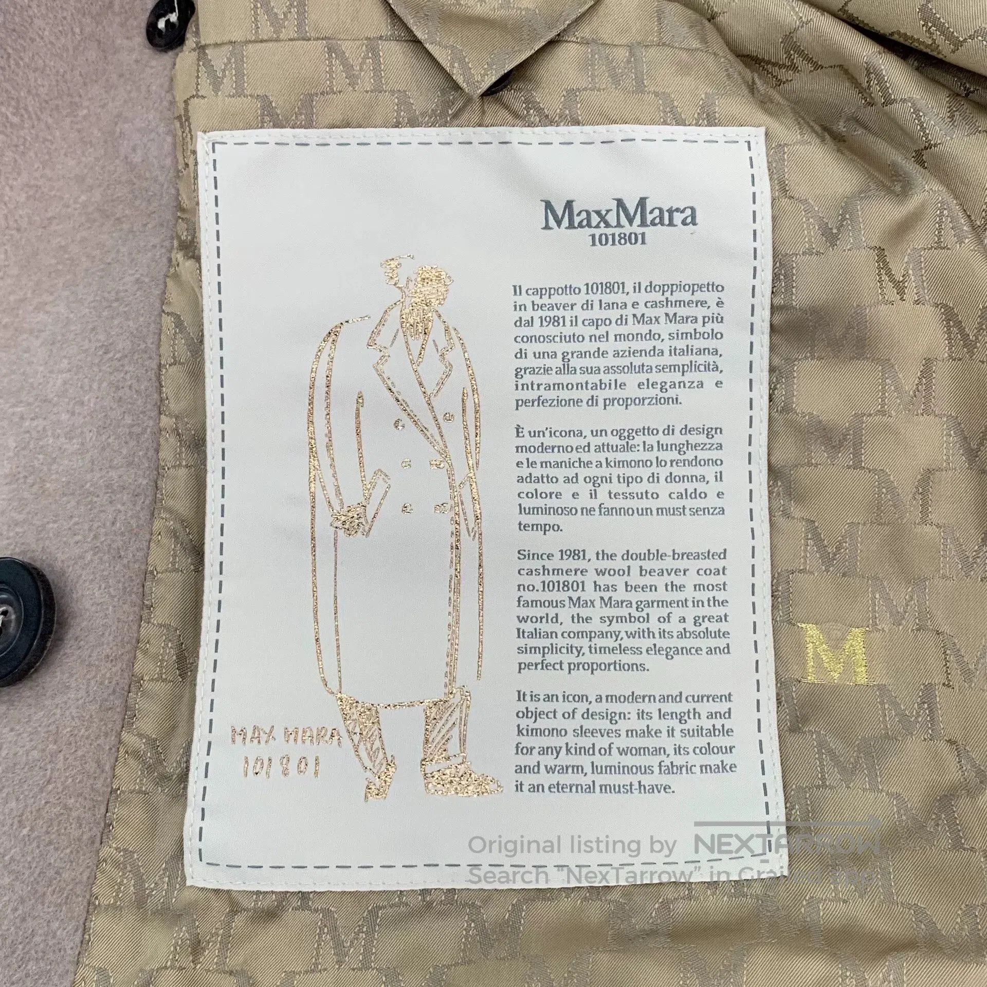 Other maxmara double-breasted wool coat with belt. Size US L / EU 52-54 / 3 - 8 Thumbnail