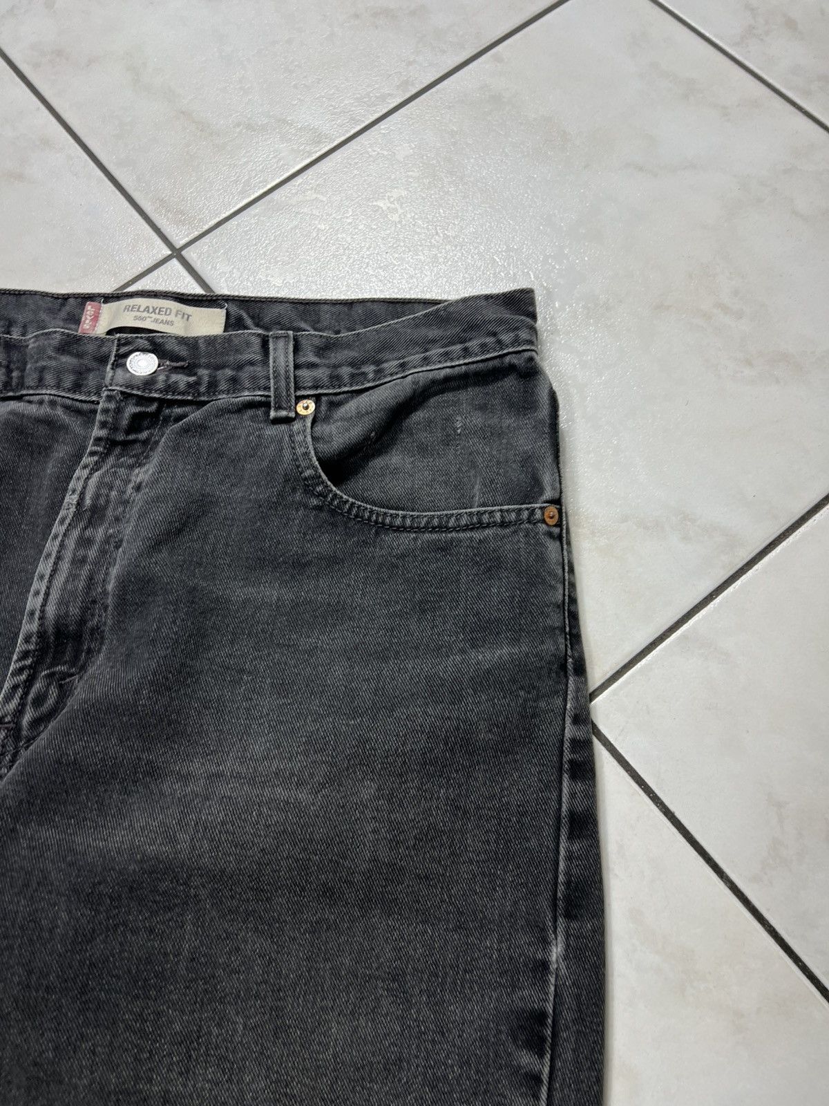 Levi's Vintage 90s Levi’s 550 relaxed fit baggy washed denim jeans Size US 36 / EU 52 - 6 Thumbnail