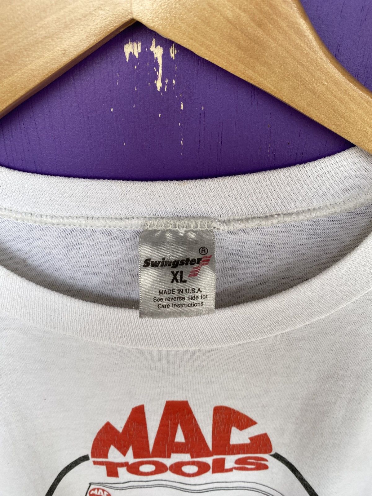 Other Vintage 90s Swingster Mac tools truck t-shirt Size US XL / EU 56 / 4 - 4 Thumbnail