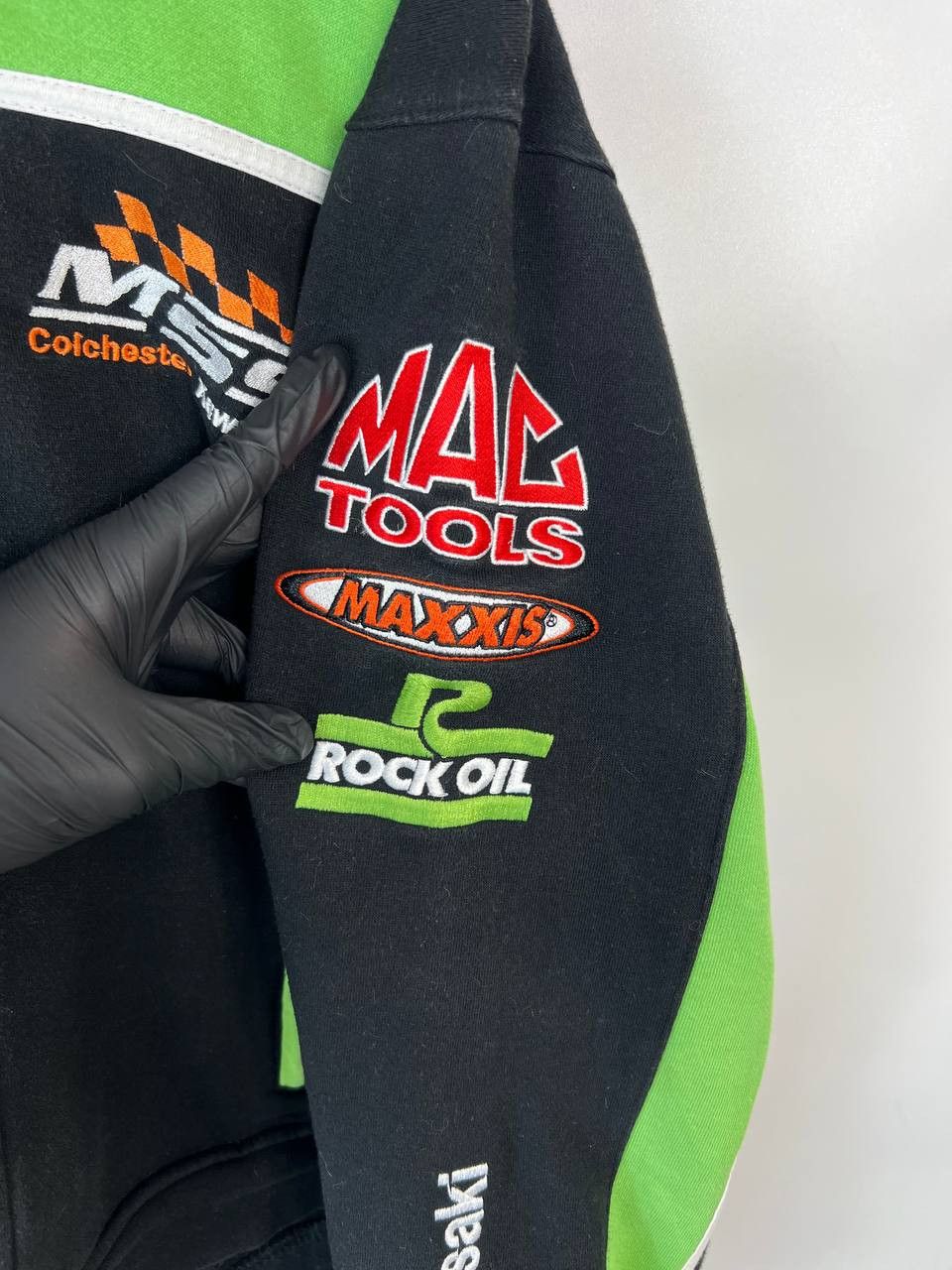 Other Kawasaki Racing Team Japanese Moto Racing Fleece Jacket Sz M Size US XS / EU 42 / 0 - 4 Thumbnail