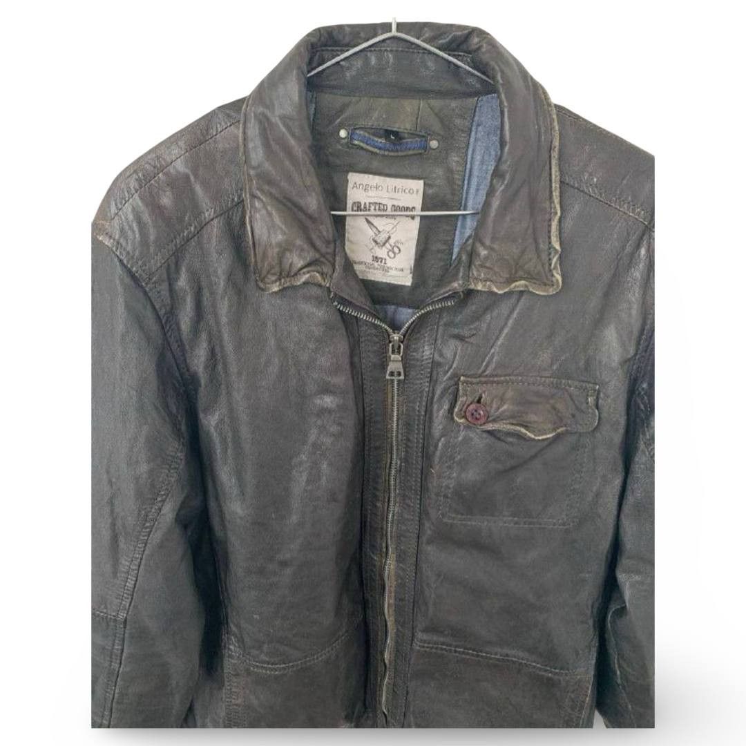 Angelo Litrico Angelo Litrico leather JKT #1016 Size US L / EU 52-54 / 3 - 5 Thumbnail
