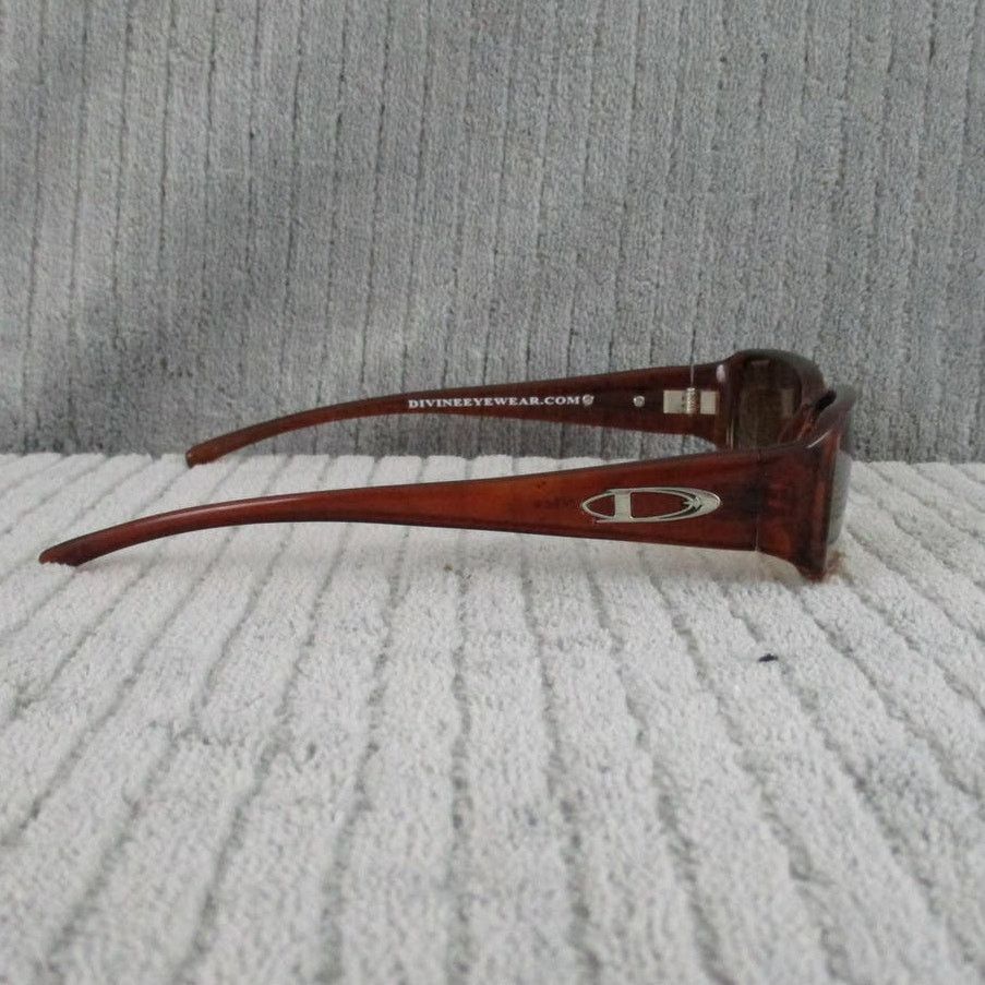 Other Divine Eyewear Nice Brown Faded/Amber Gradient Sunglasses Size ONE SIZE - 5 Thumbnail