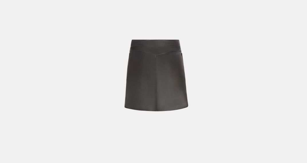 Dior o1sh3x0225 'CD' Button Short Skirt in Black Size 30" / US 8 / IT 44 - 2 Thumbnail