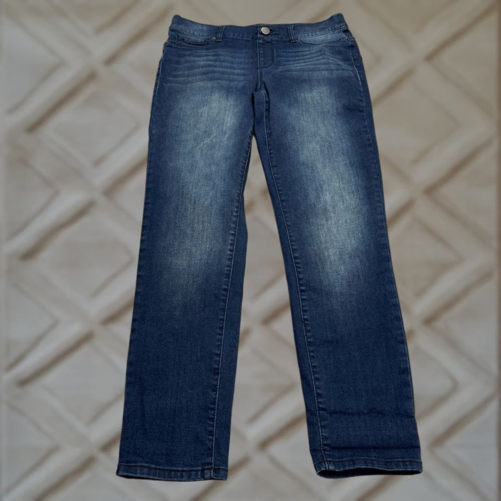 Juicy Couture VINTAGE Juicy Couture Denim Jeans Women 32x28.5 Blue High Rise Straight Leg Slim Fit Streetwear Size 24" / US 00 / IT 34 - 1 Thumbnail