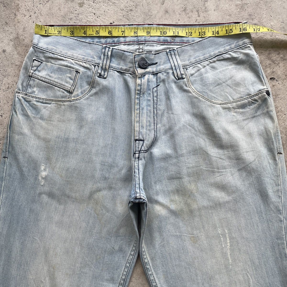 Japanese Brand W33x27 Vintage Japanese Denim Faded Jeans Pants Size US 33 - 6 Thumbnail