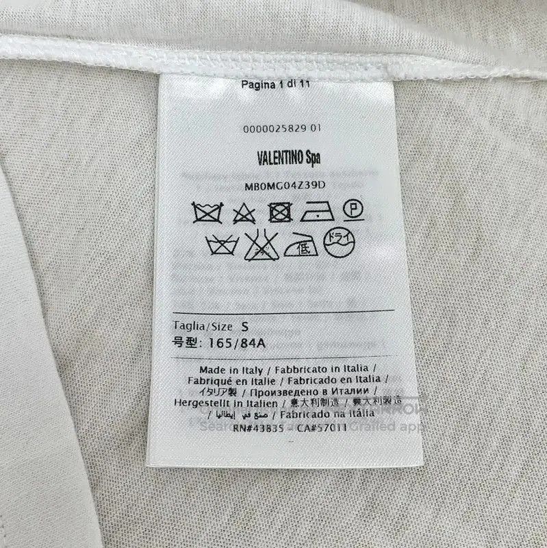 Valentino Valentino White Cotton Women's T-Shirt with Embroidery . Size S / US 4 / IT 40 - 6 Thumbnail